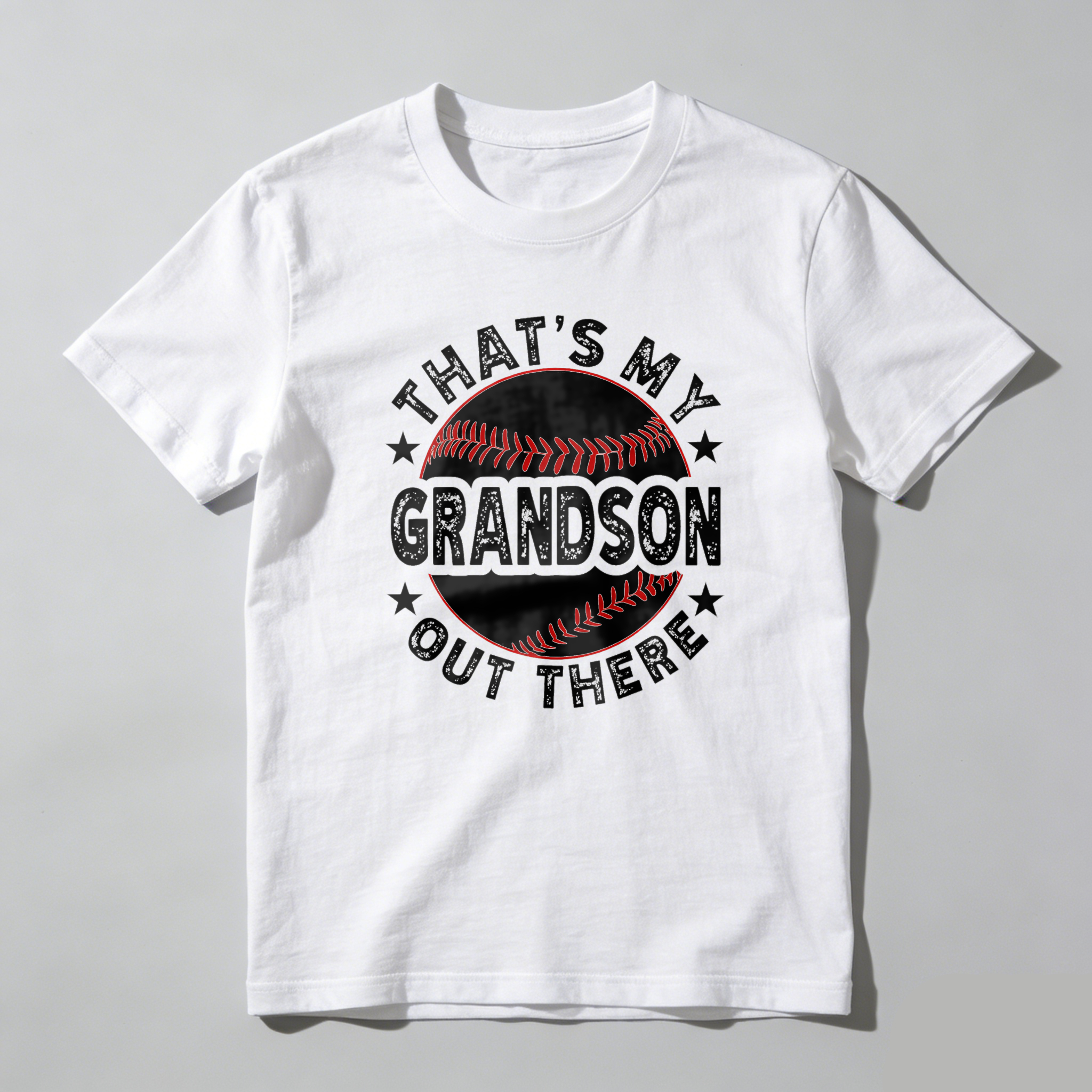 Dorawear™ That's My Grandson Out There Baseball Design  T Shirt-Dorawear