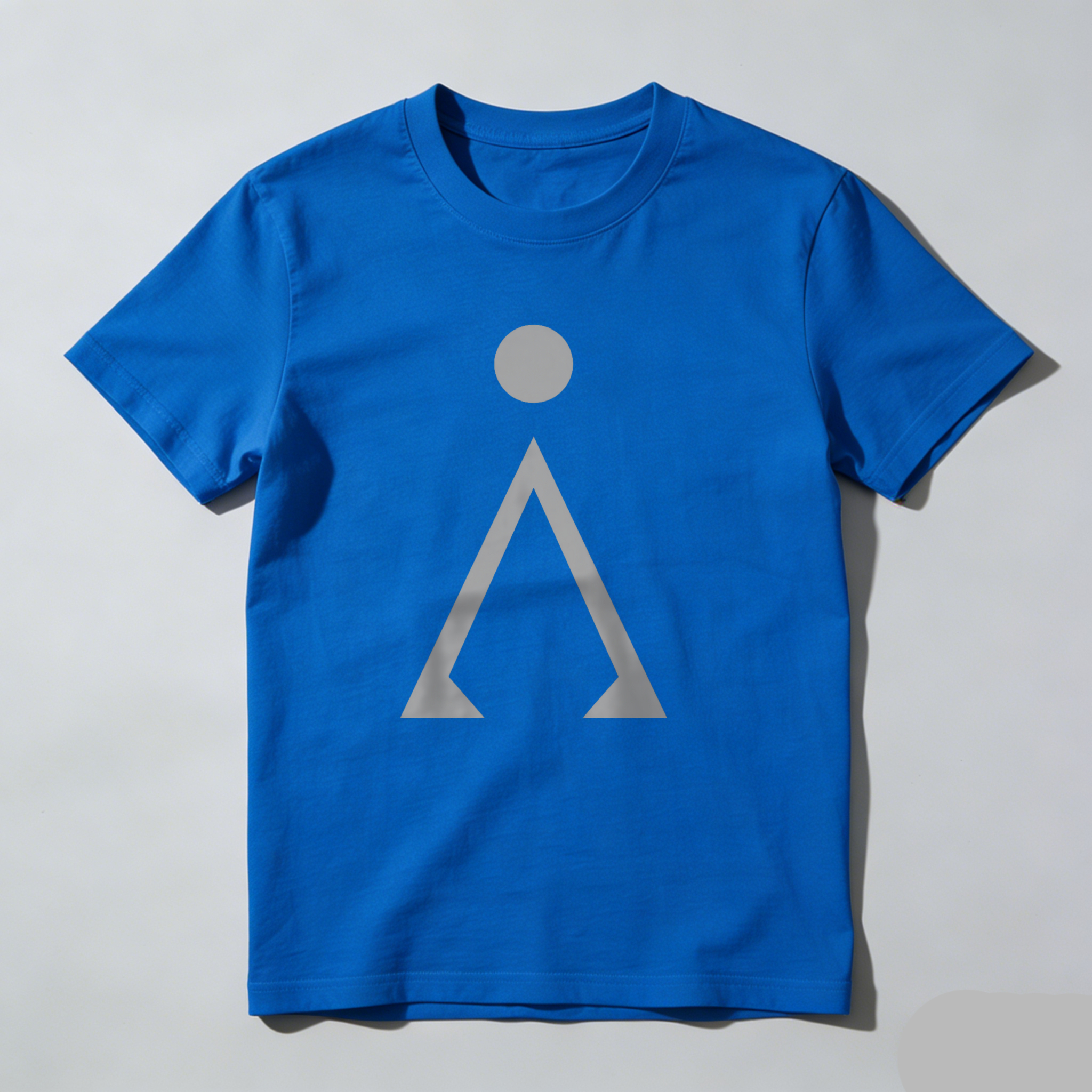 Dorawear™ Gray Circle Above Triangle Shape T Shirt