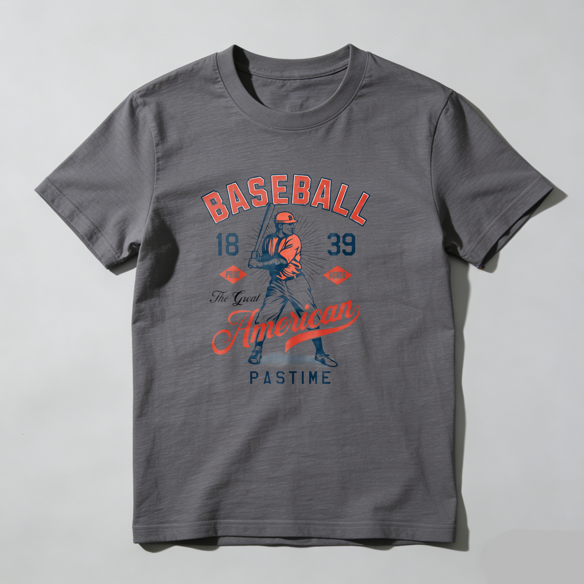 Dorawear™Baseball American Pastime 1839 Player Design T Shirt