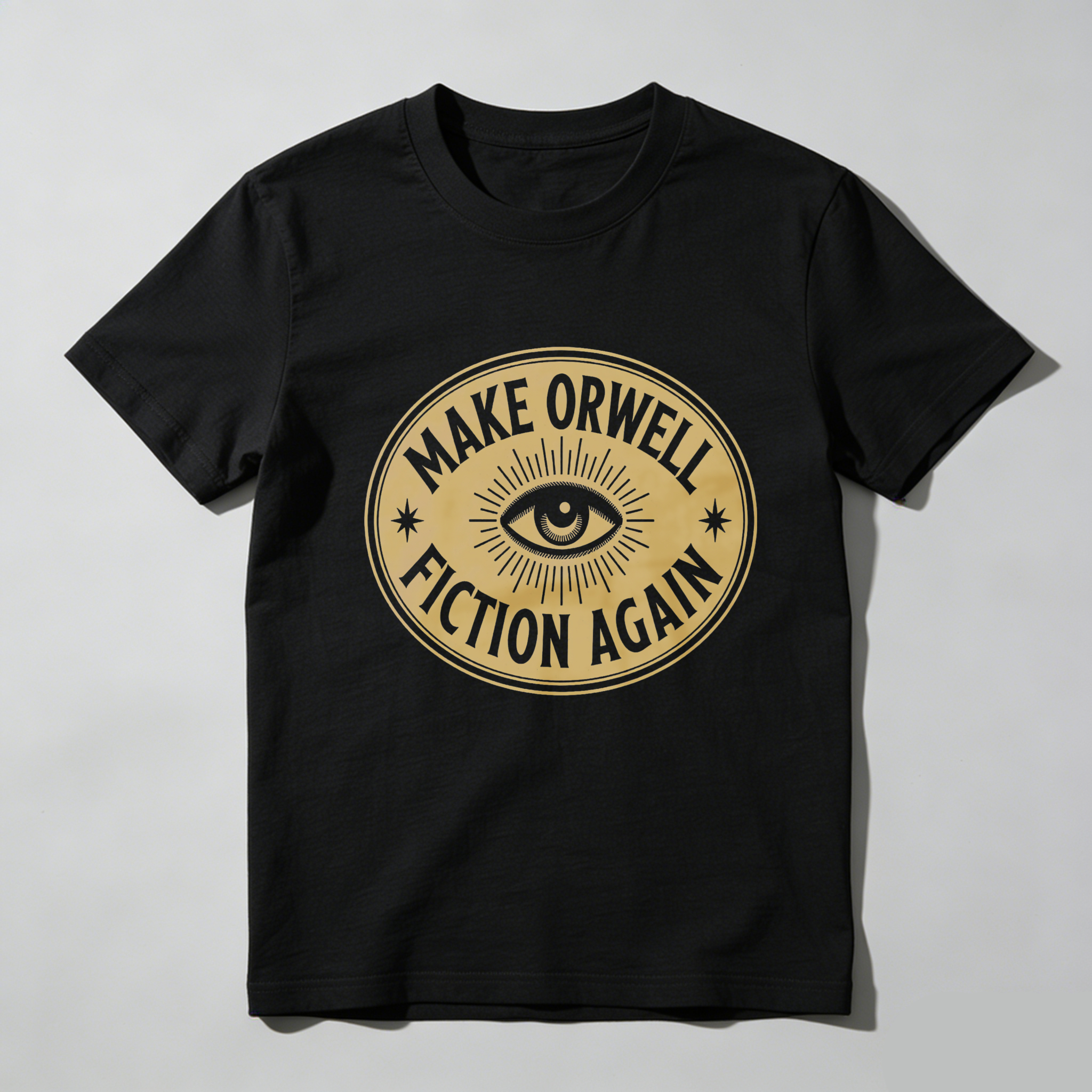 Dorawear Make Orwell Fiction Again Eye Symbol T Shirt