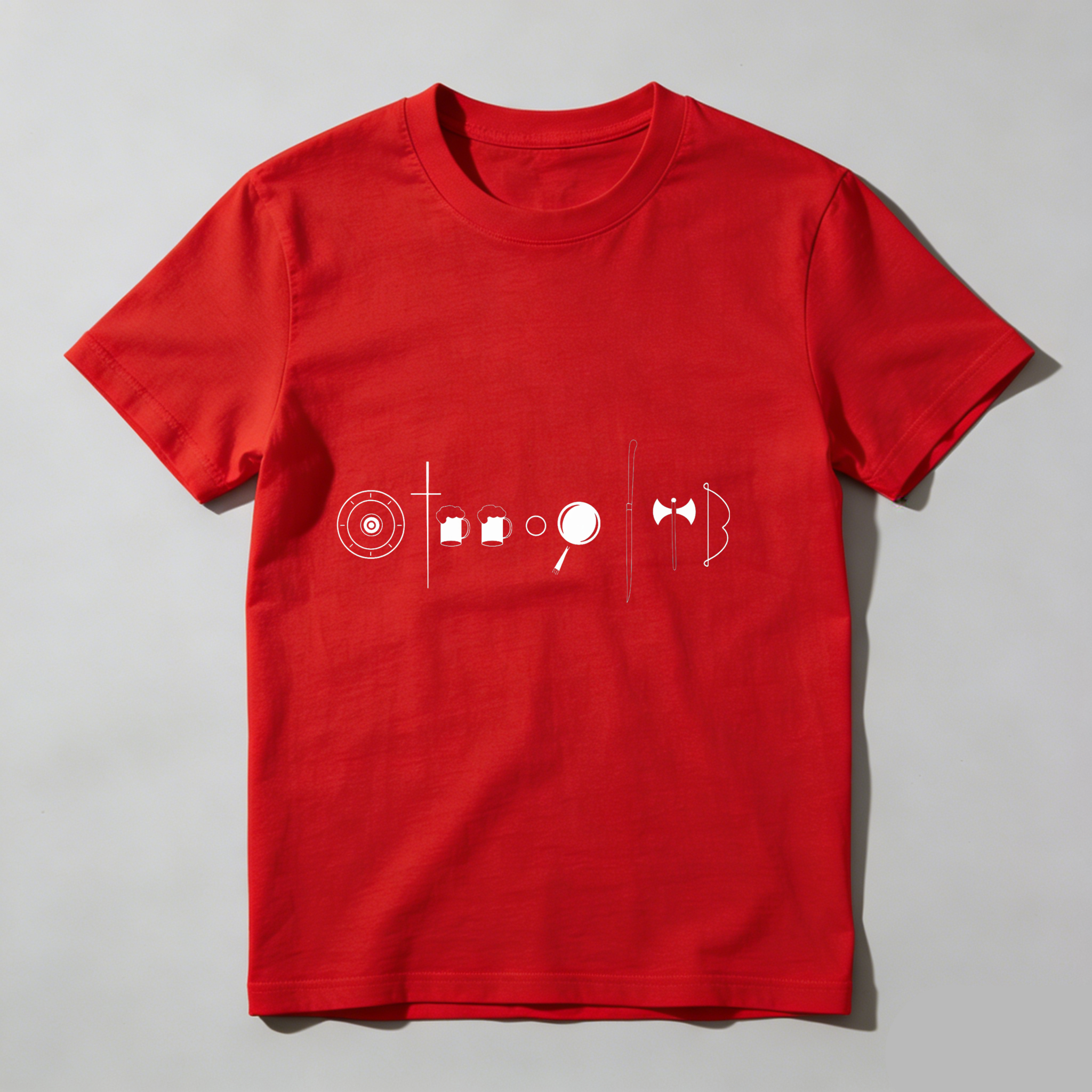 Dorawear™ Circle Plus Square Circle Dot Line Arrow Bracket T Shirt