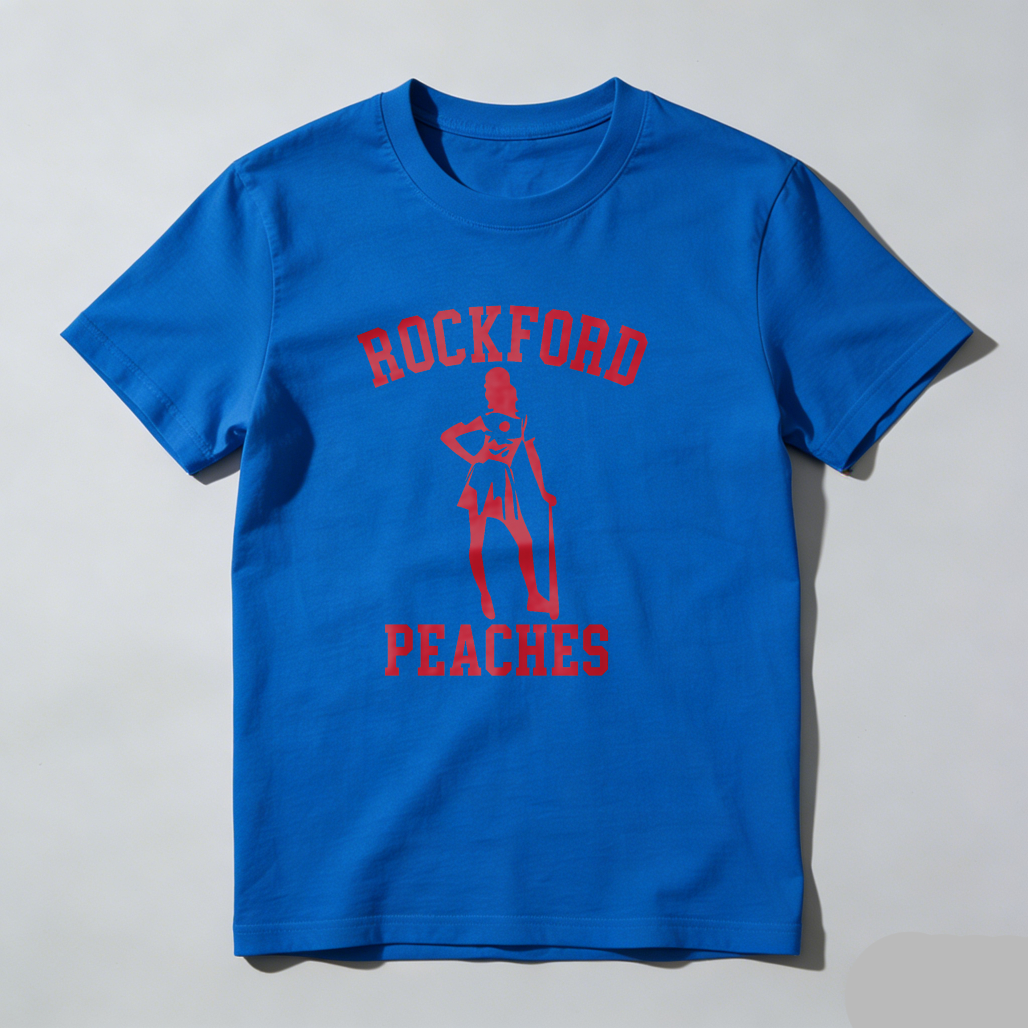 Dorawear™Rockford Peaches Baseball Team Logo T Shirt