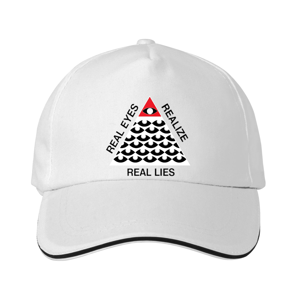 Dorawear™ Baseball Cap  Real Eyes Realize Real Lies Pyramid Eye Pattern For Casual Wear