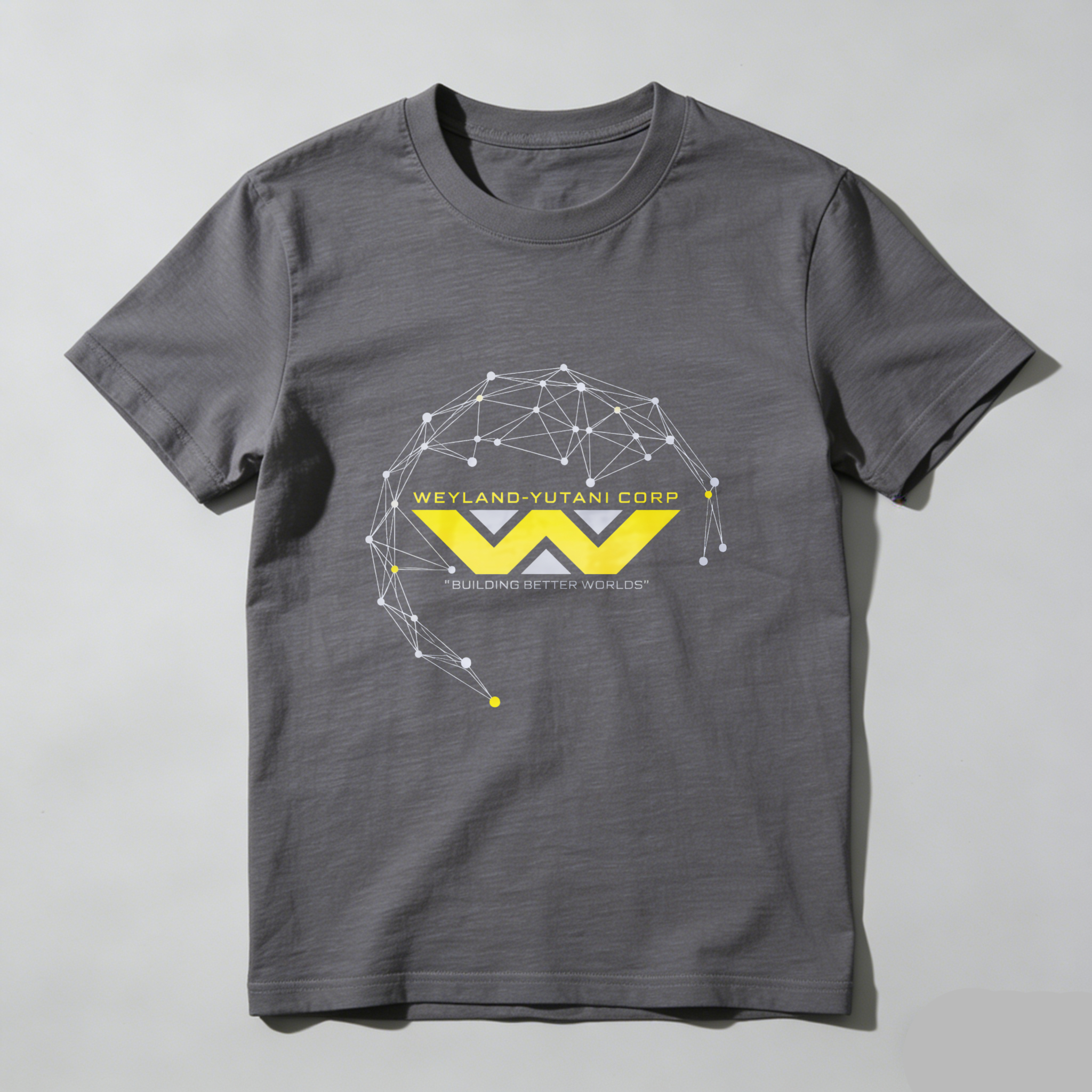 Dorawear™ Weyland Yutani Corp Logo Design Pure Cotton Short Sleeve T-Shirt-Dorawear
