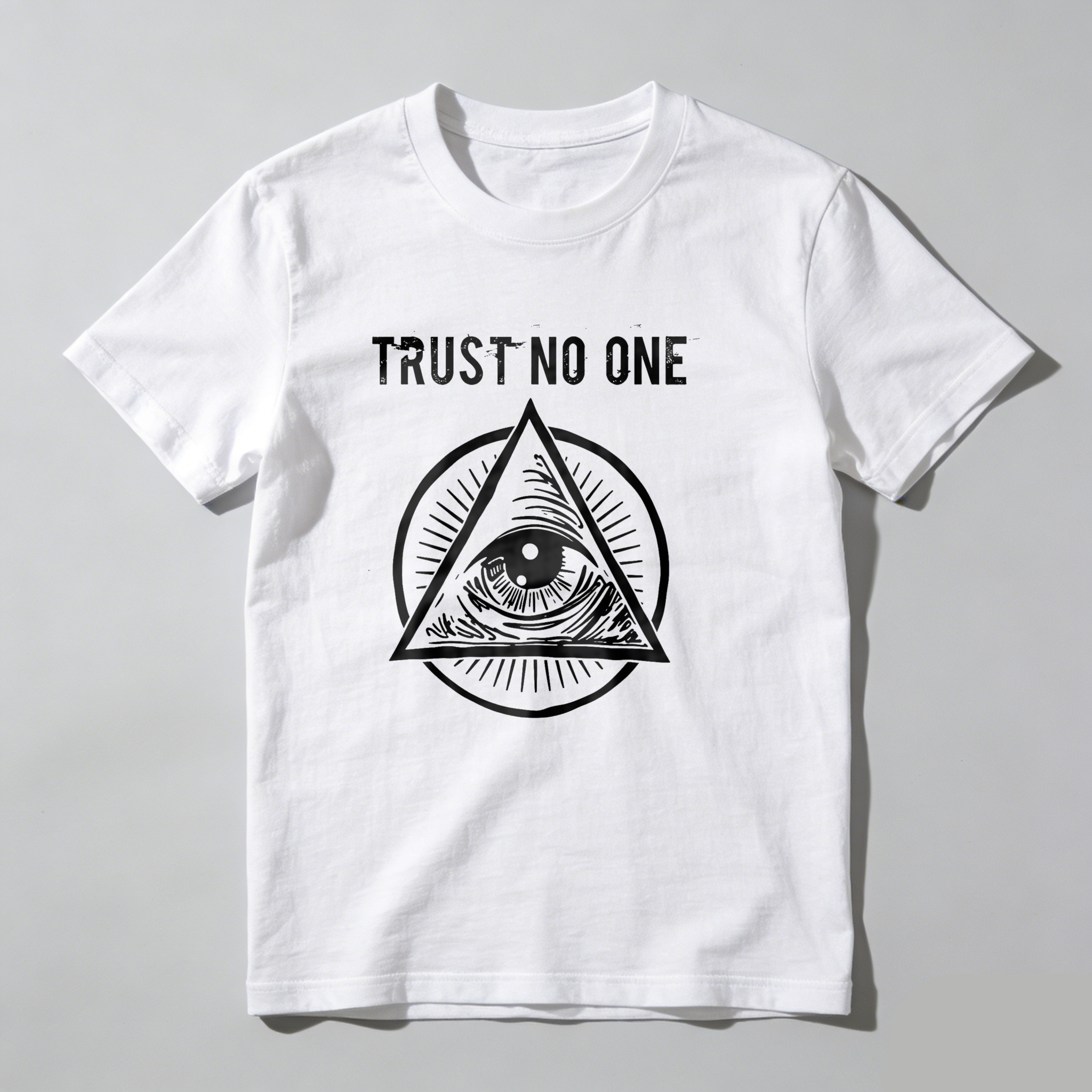 Dorawear™Trust No One Eye In Triangle  T Shirt