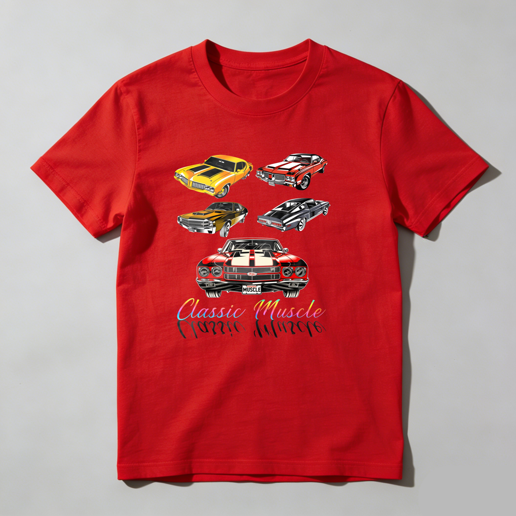 Dorawear Classic Muscle Cars Collection Design T Shirt