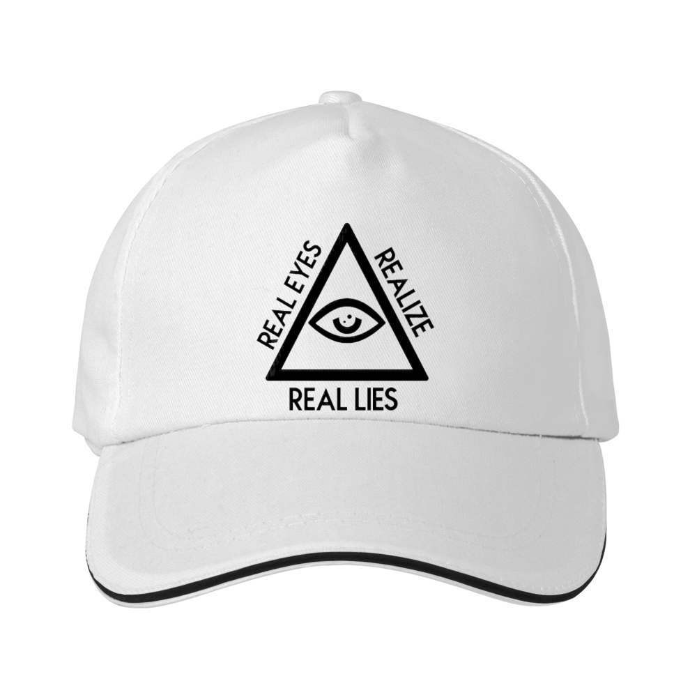 Dorawear™ Baseball Cap  All Seeing Eye Real Eyes Realize Real Lies Print Casual Outdoor Wear