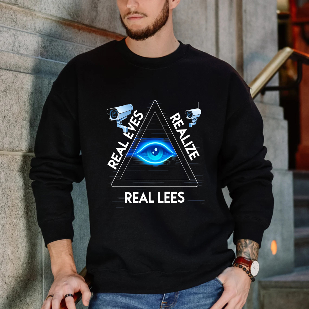 Dorawear™ Eye In Triangle Real Eyes Realize Real Lees Unisex Classic Sweatshirt