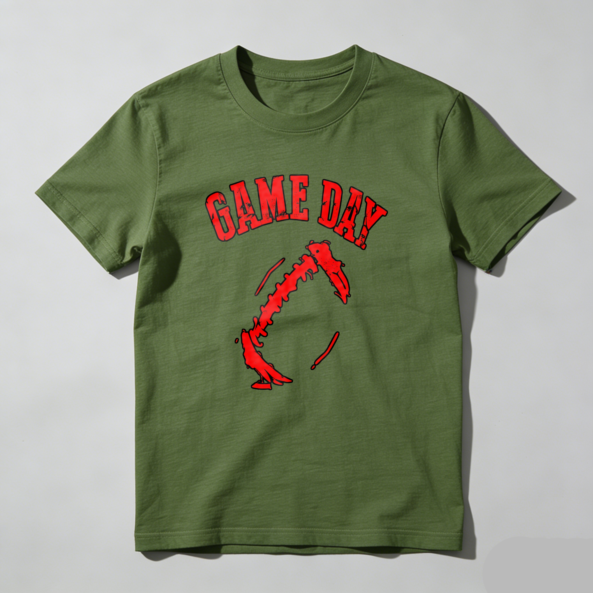 Dorawear™ Game Day Football Design Print  T Shirt-Dorawear