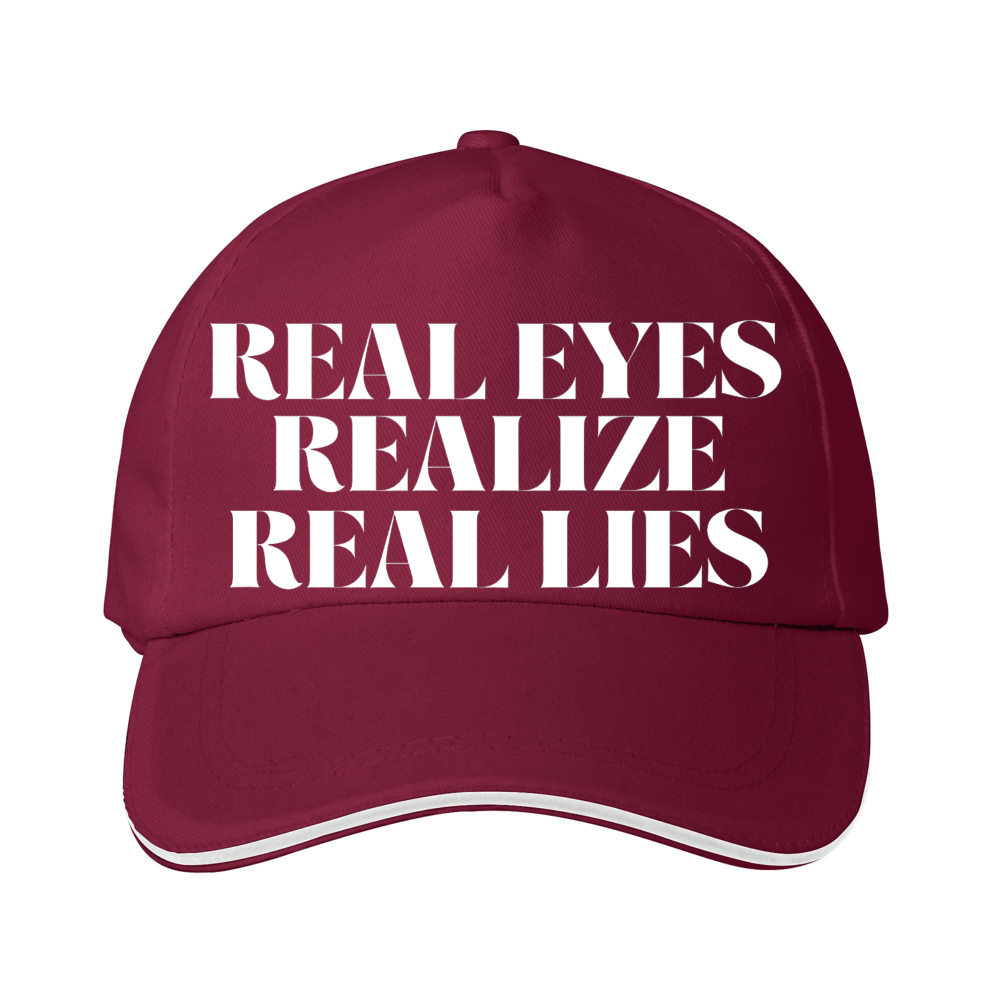 Dorawear™ Real Eyes Realize Real Lies Graphic Baseball Cap