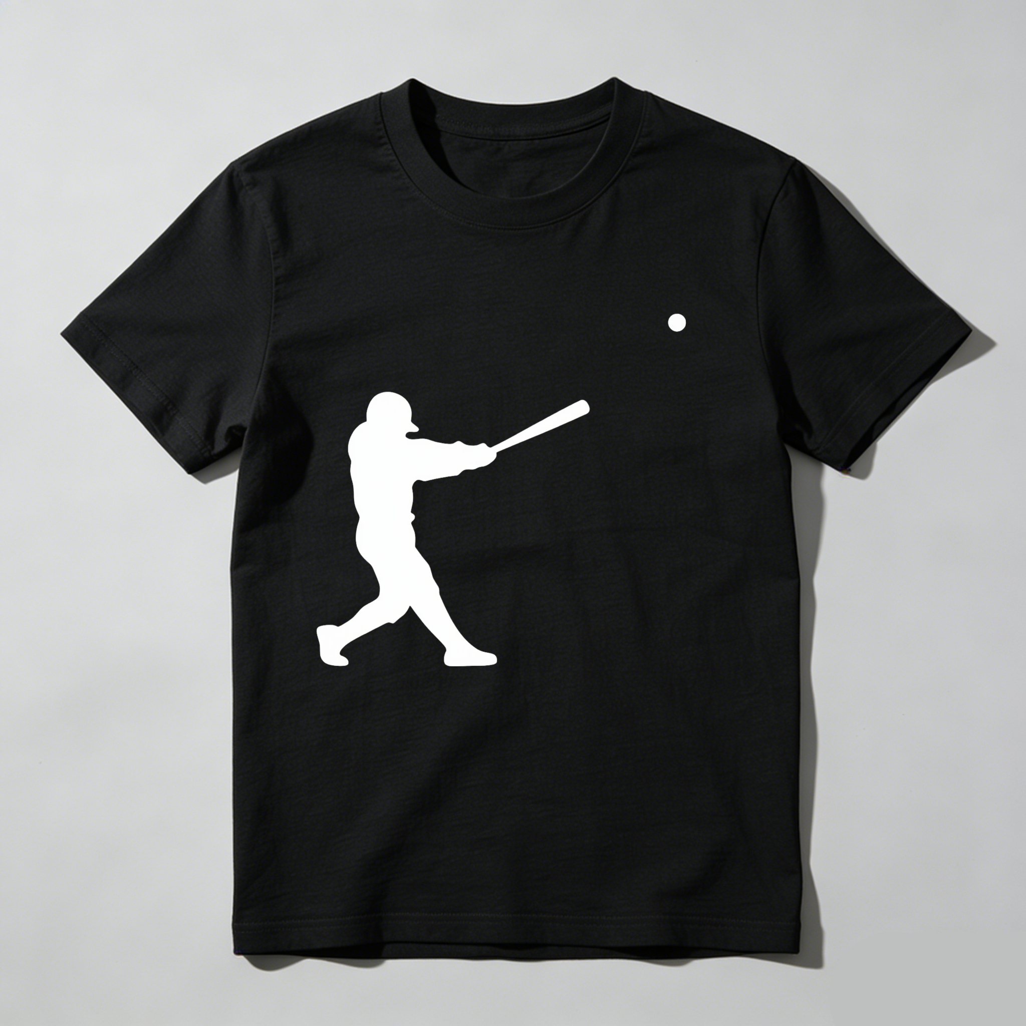 Dorawear™ Baseball Player Swinging Bat With Ball  T Shirt
