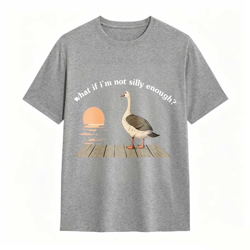 Duck Sunset Quote What If I M Not Silly Enough Unisex Classic T-shirt