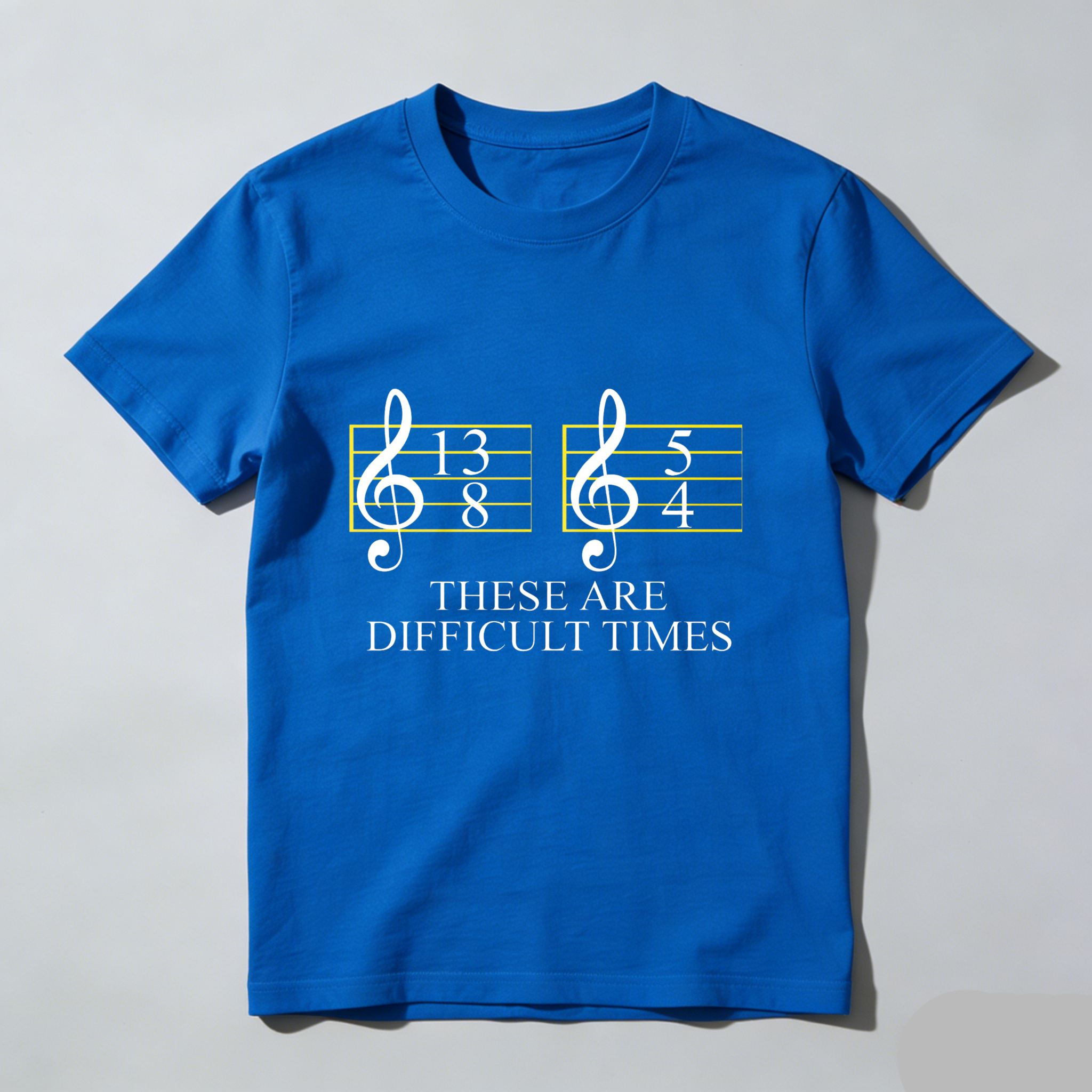 Dorawear™  Music Notes And Text Pattern T Shirt