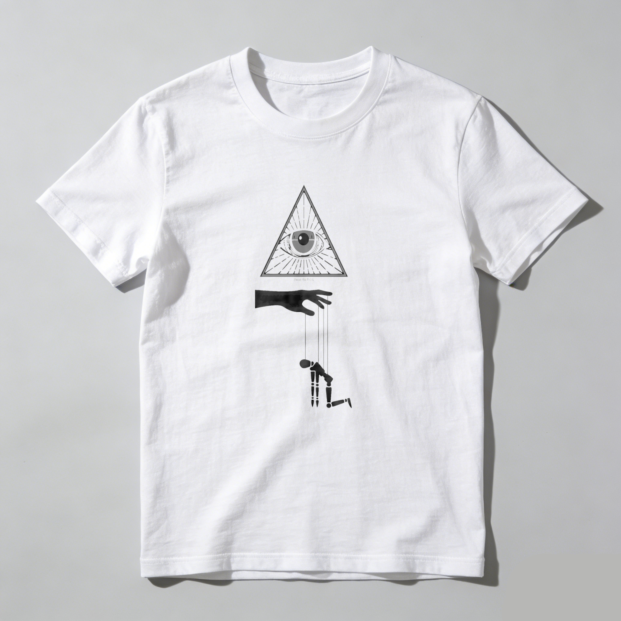 Dorawear™All Seeing Eye Puppet Master Control Symbol  T Shirt