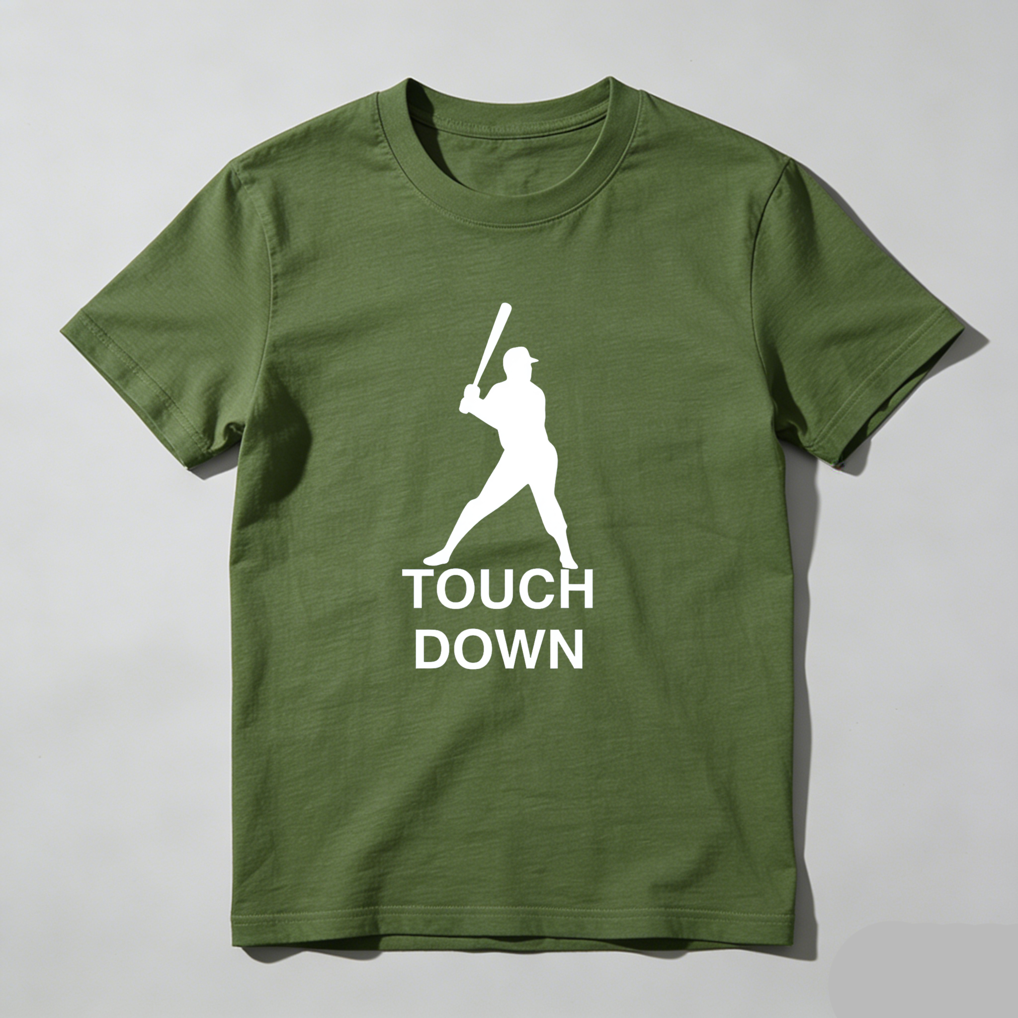 Dorawear™ Touch Down Baseball Player Silhouette  T Shirt