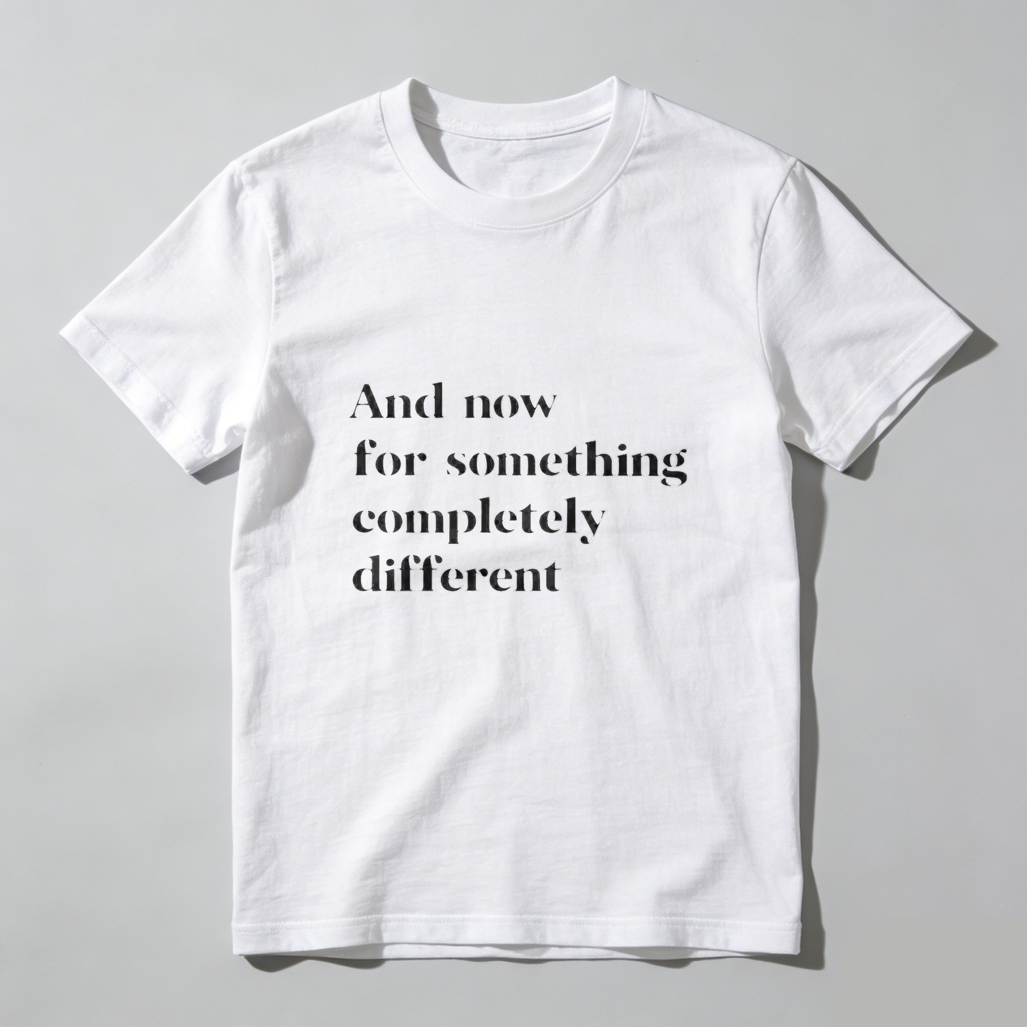 Dorawear™ And Now For Something Completely Different Pure Cotton Short Sleeve T Shirt-Dorawear