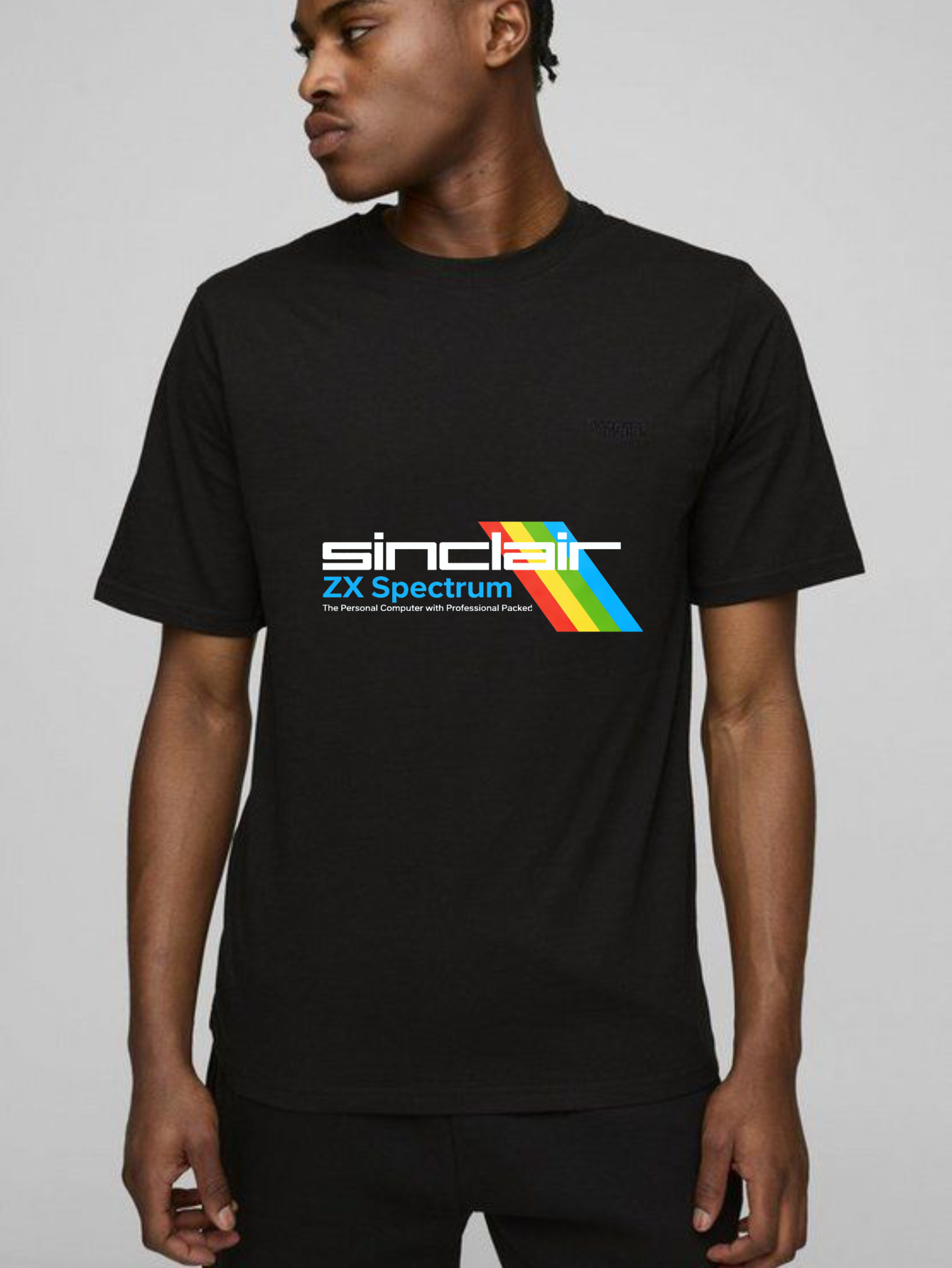 Dorawear™ Sinclair ZX Spectrum Logo Retro Gaming Pure Cotton Short Sleeve T-Shirt-Dorawear