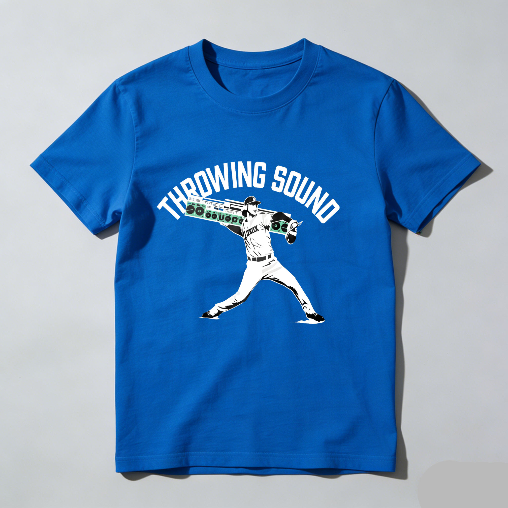 Dorawear™ Throwing Sound Baseball Player Pitching Pose  T Shirt