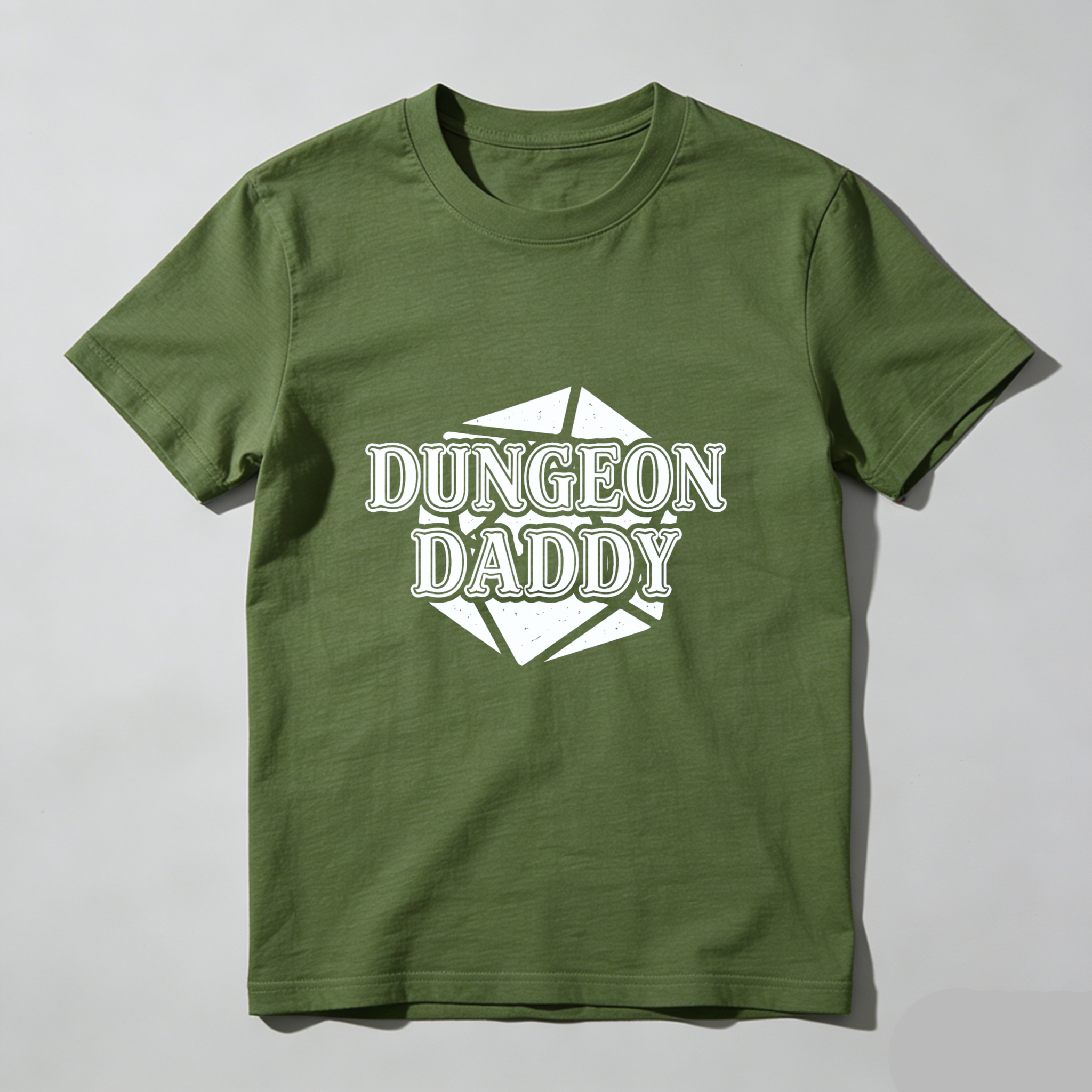 Dorawear™ Dungeon Daddy Dice Design Pure Cotton Short Sleeve T Shirt-Dorawear