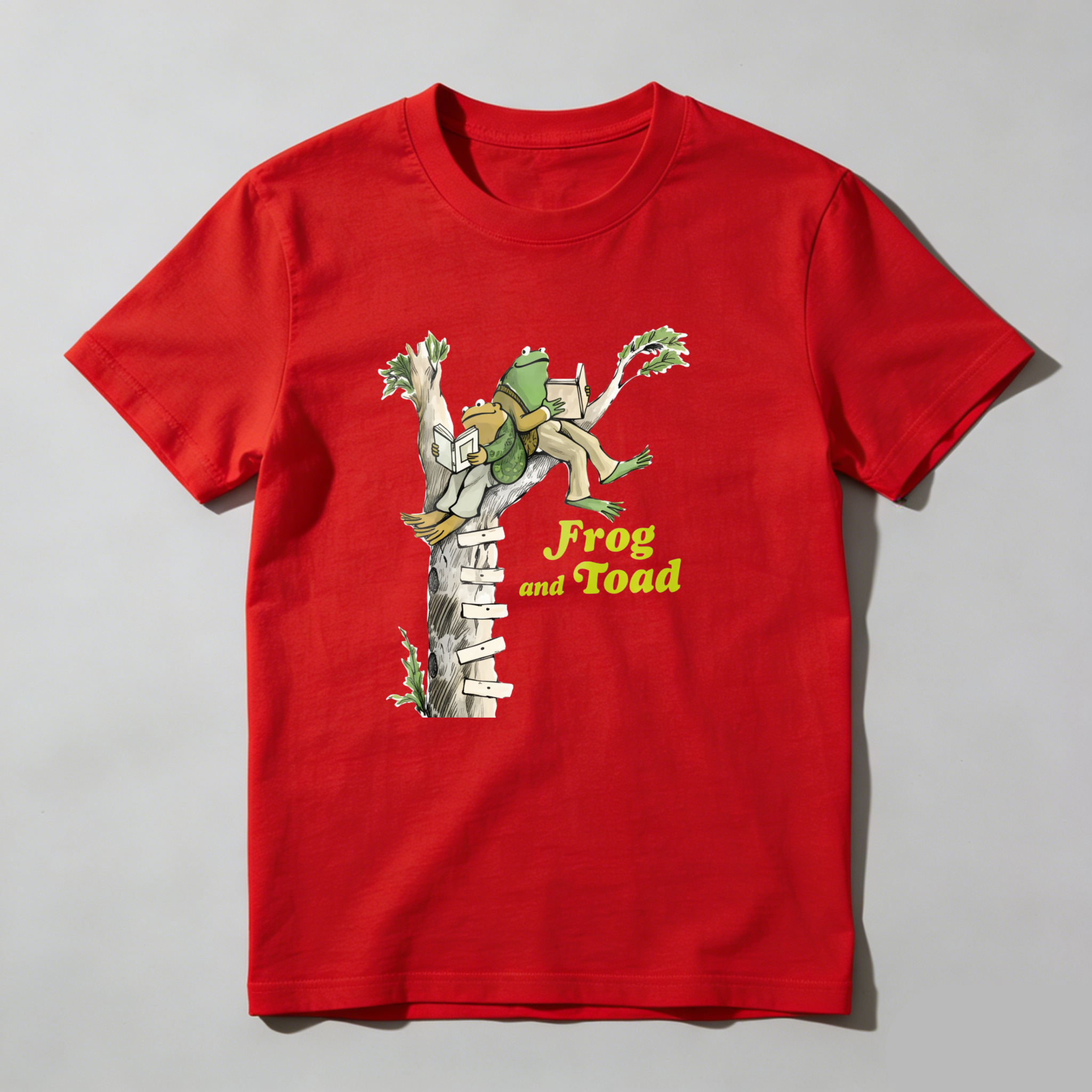 Dorawear Frog And Toad On Tree Trunk T Shirt