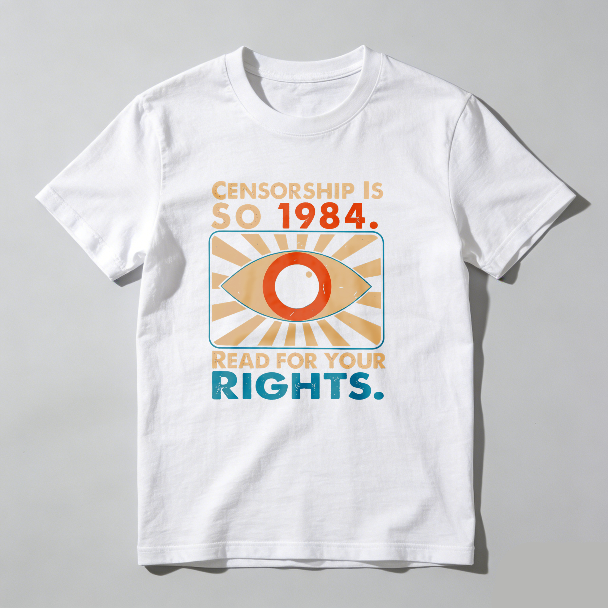 Dorawear™ Censorship Is So 1984 Read For Your Rights T Shirt
