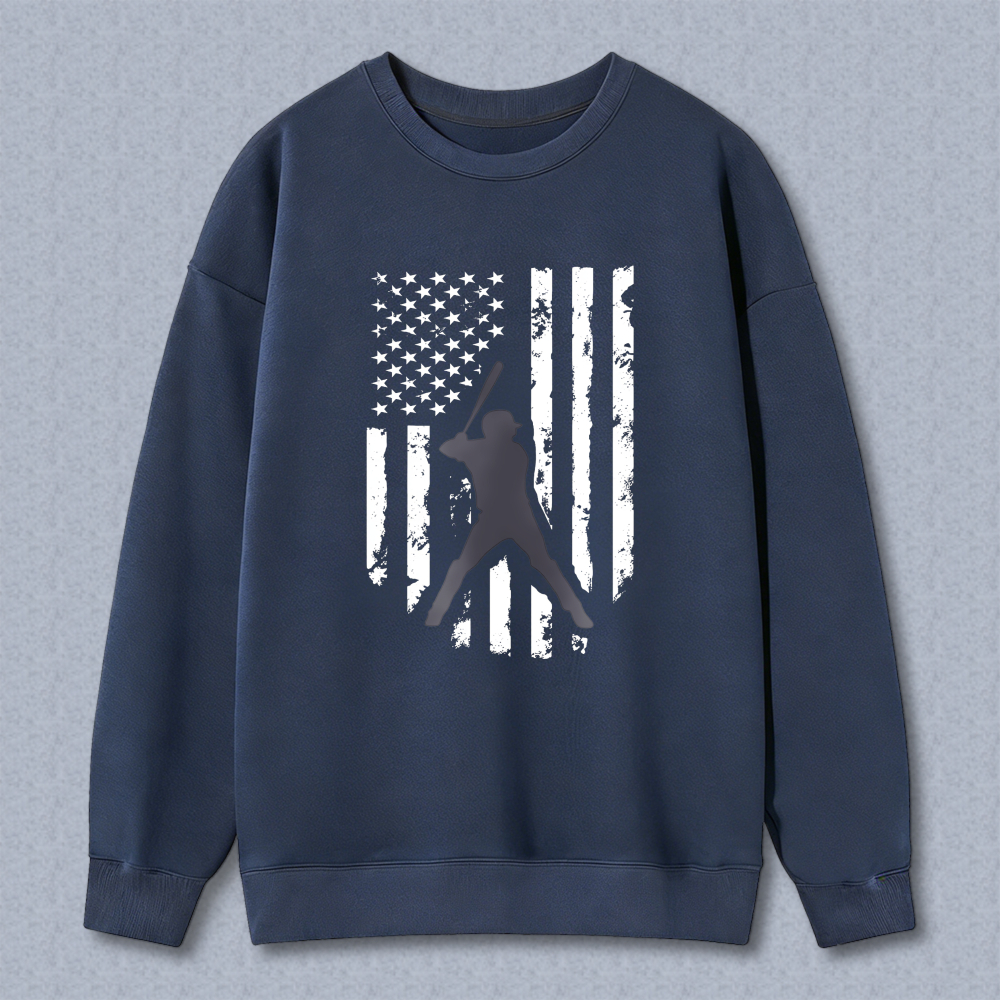 Dorawear™ American Flag Design Unisex Classic Sweatshirt