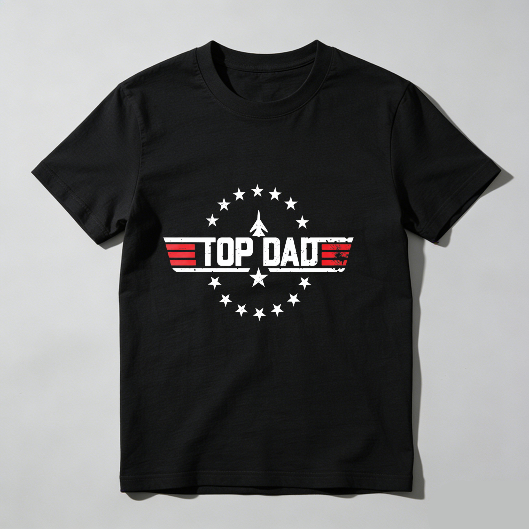 Dorawear™Top Dad With Stars And Jet T Shirt