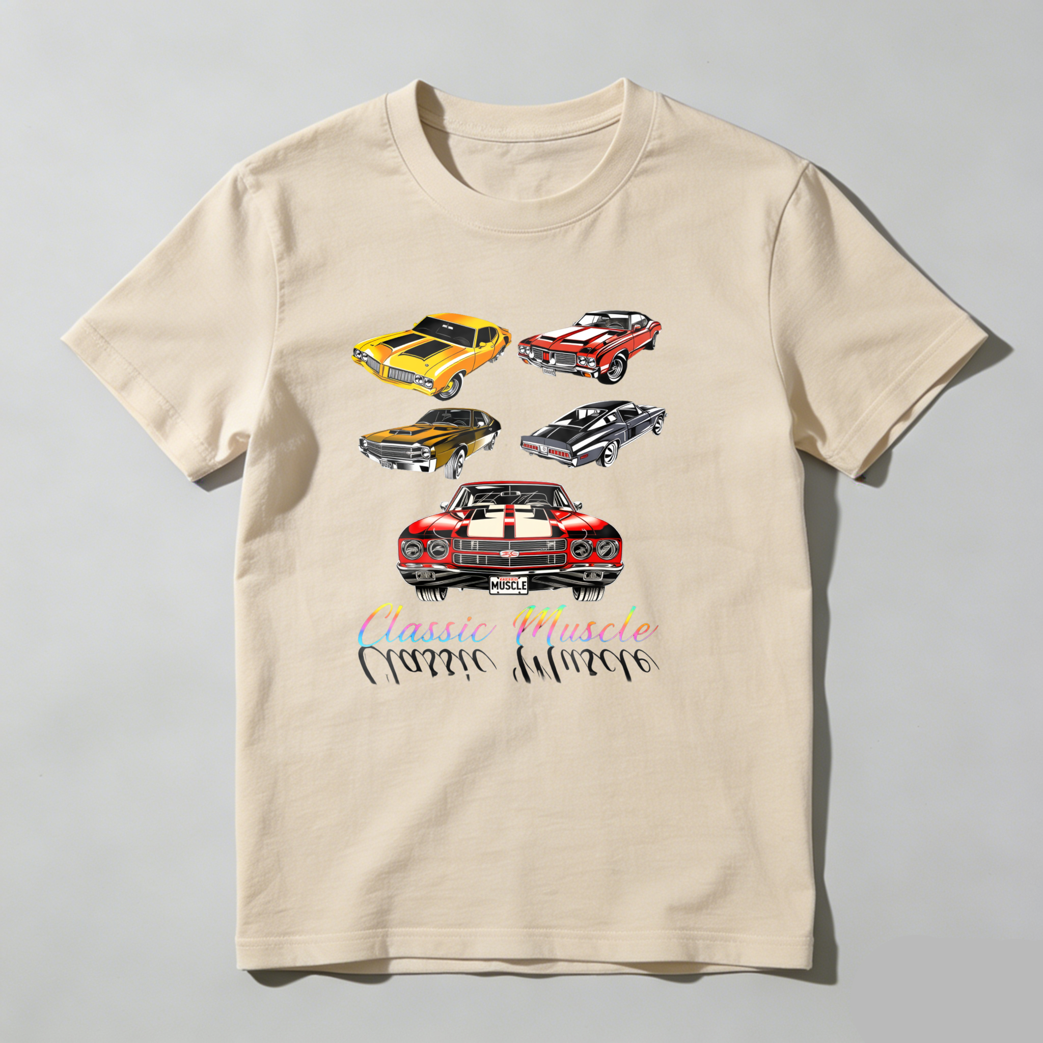 Dorawear Classic Muscle Cars Collection Design T Shirt