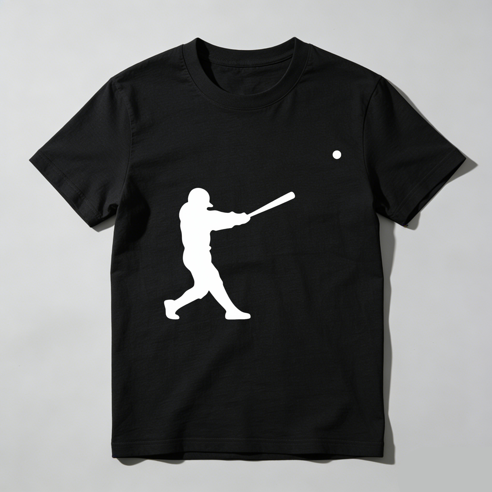 Dorawear™ Baseball Player Swinging Bat With Ball  T Shirt