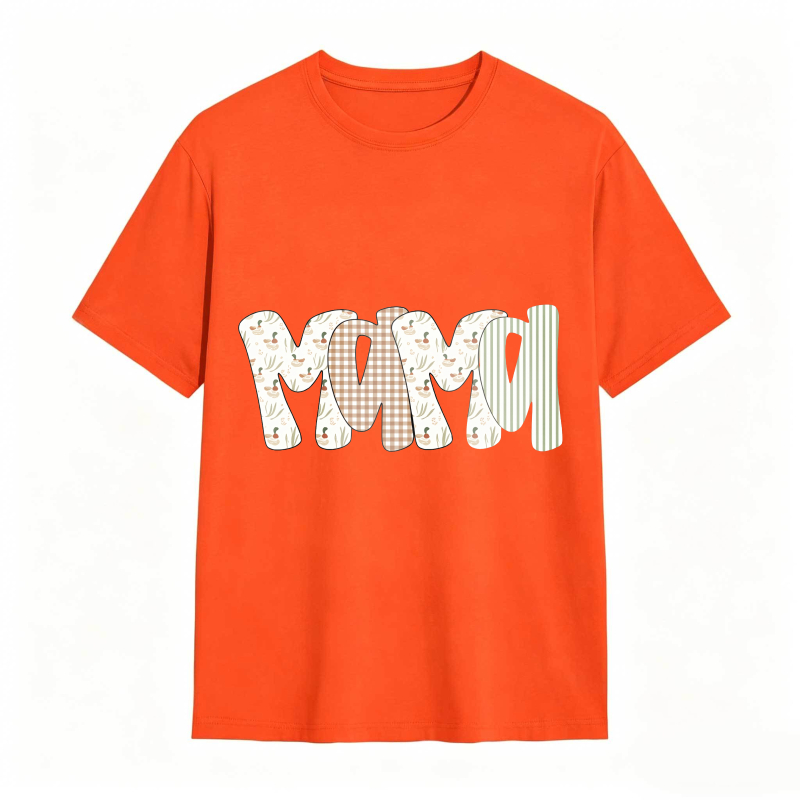 Dorawear™Mama Patterned Text Design Unisex Classic T-shirt