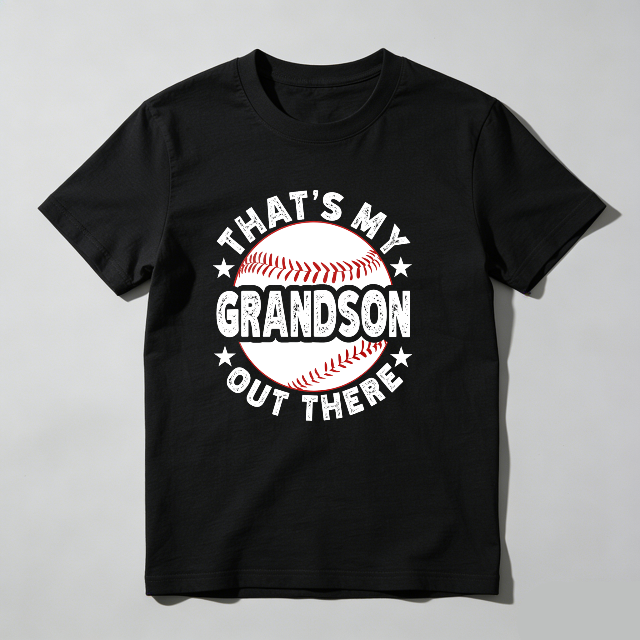 Dorawear™ That's My Grandson Out There Baseball Design  T Shirt-Dorawear