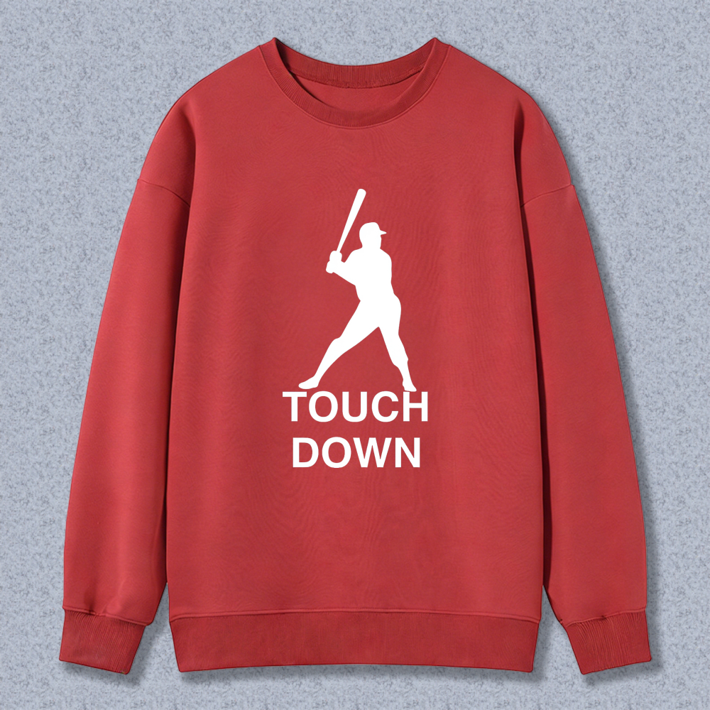 Dorawear™ Baseball Player Silhouette Touch Down Unisex Classic Sweatshirt(1)