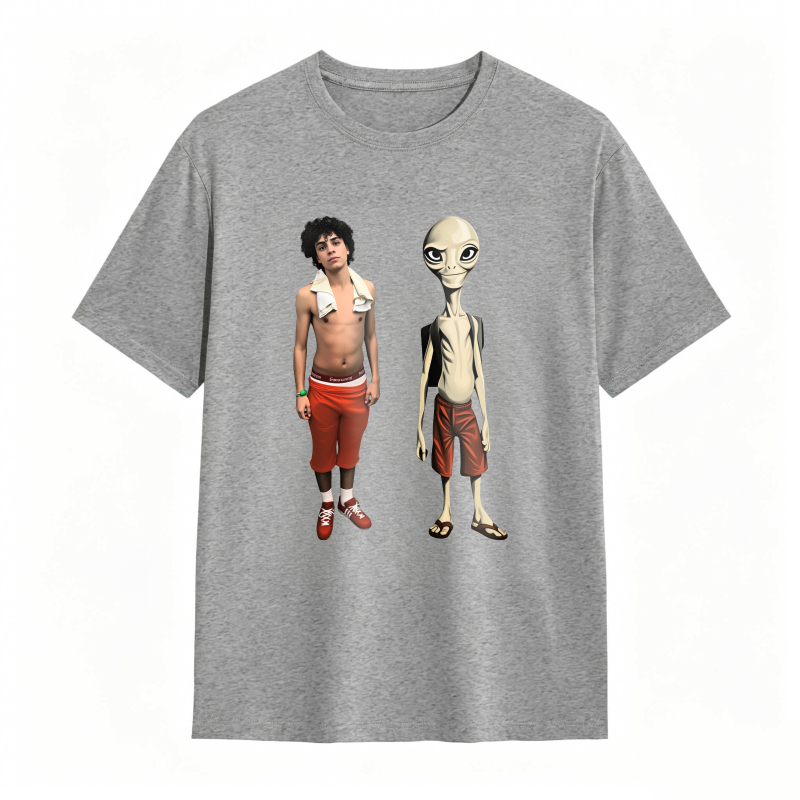 Dorawear™ Alien And Human Character Design Unisex Classic T-shirt