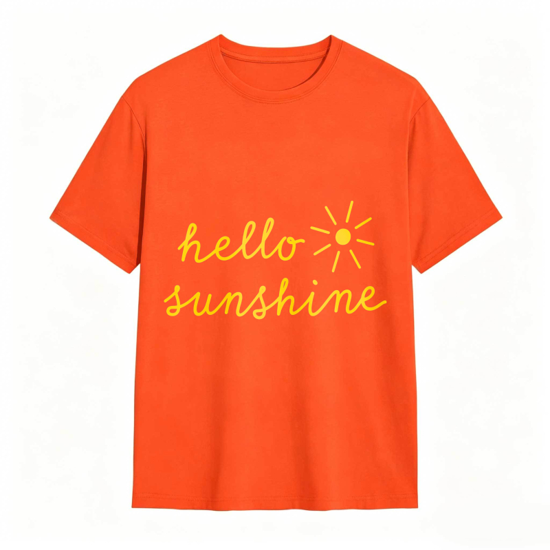 Dorawear™Hello Sunshine With Sun Icon Unisex Classic T-shirt