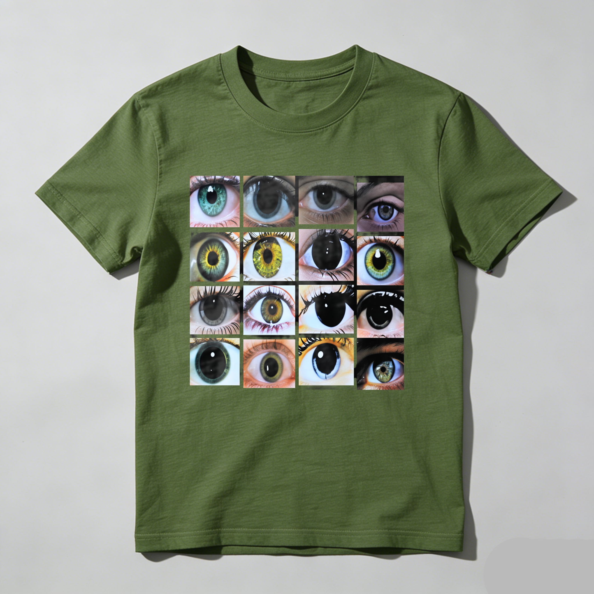 Dorawear™ Eye Grid Pattern Print Design T Shirt