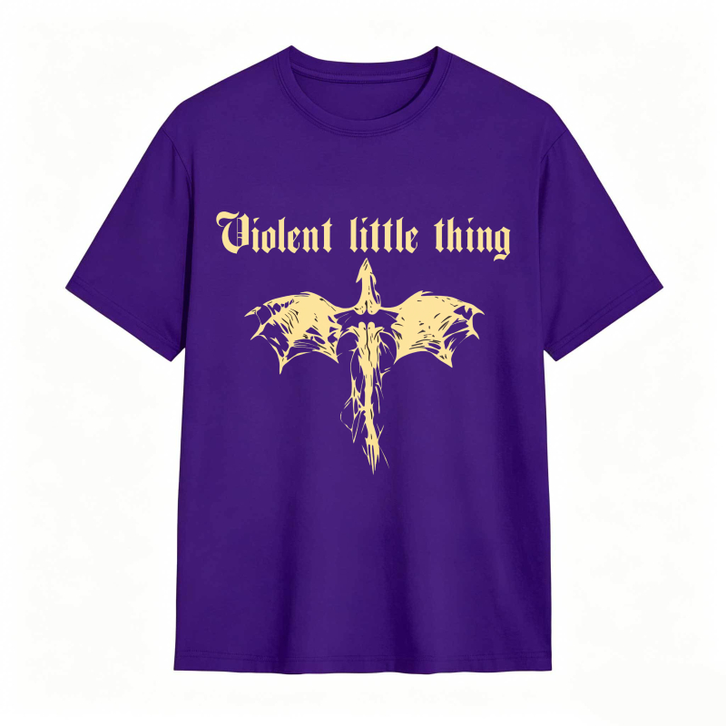 Dorawear™ Violent Little Thing Golden Dragon Design Unisex Classic T-shirt