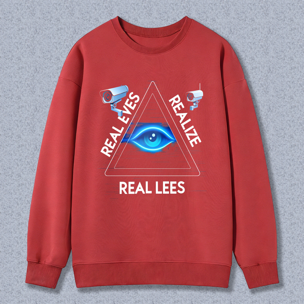 Dorawear™ Eye In Triangle Real Eyes Realize Real Lees Unisex Classic Sweatshirt
