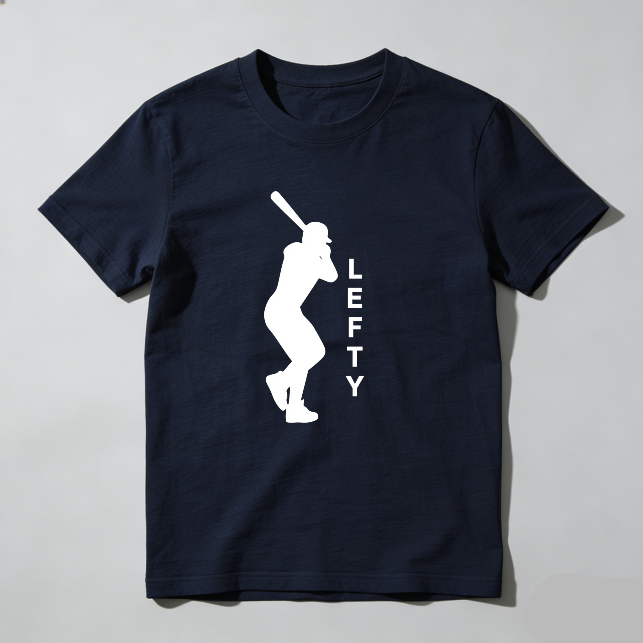 Dorawear™ Lefty Batter Silhouette Design Print  T Shirt