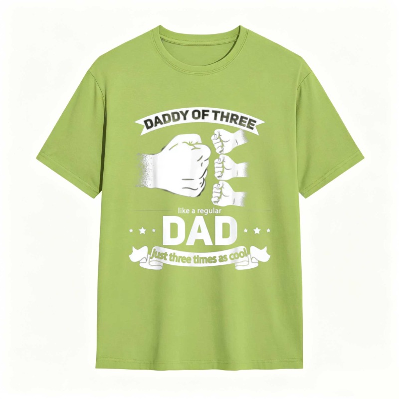 Daddy Of Three Like A Regular Dad Just Three Times As Cool T-shirt