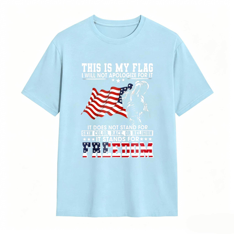 Dorawear™ American Flag Skeleton Freedom Statement Unisex Classic T-shirt