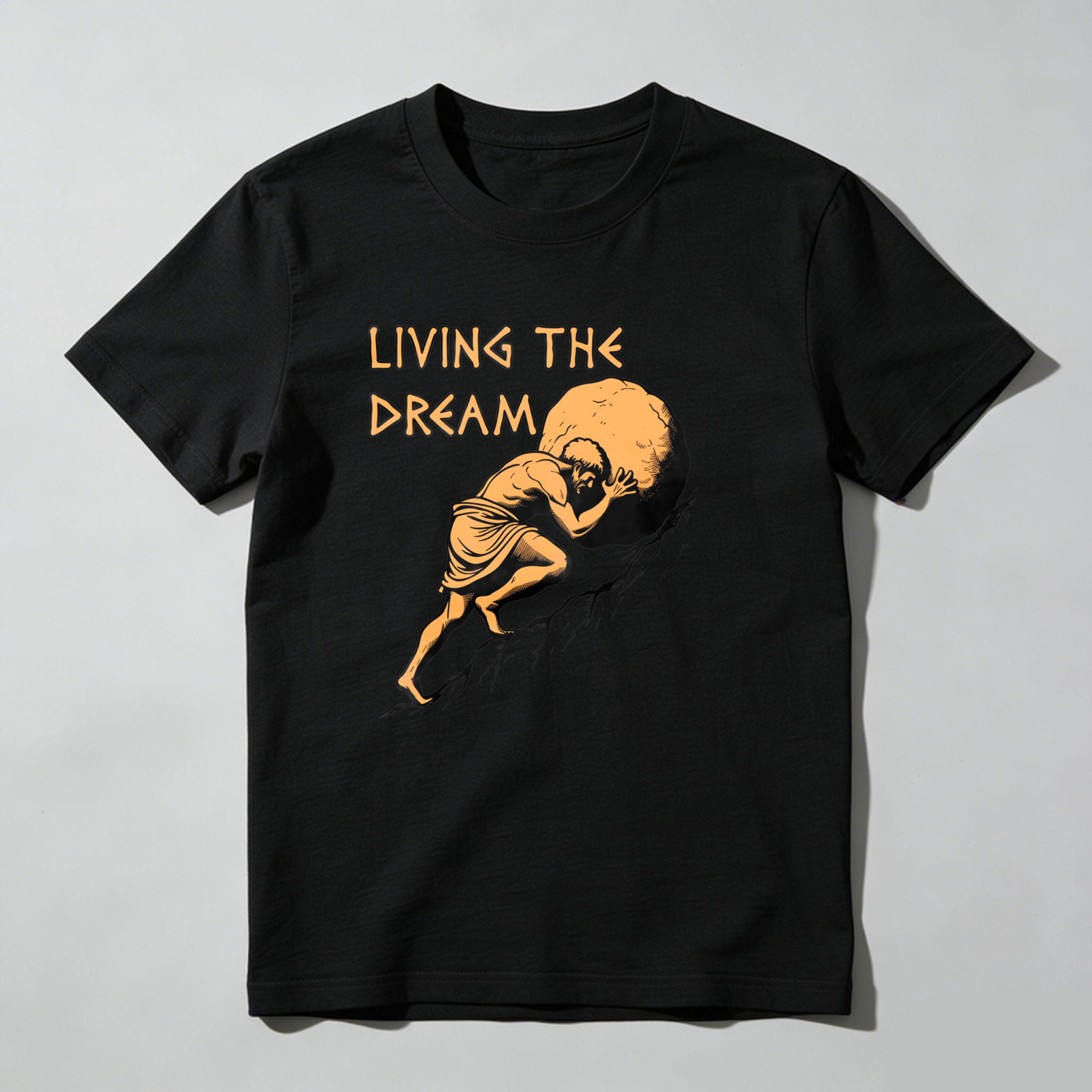 Dorawear™ Living The Dream Man Carrying Rock T Shirt