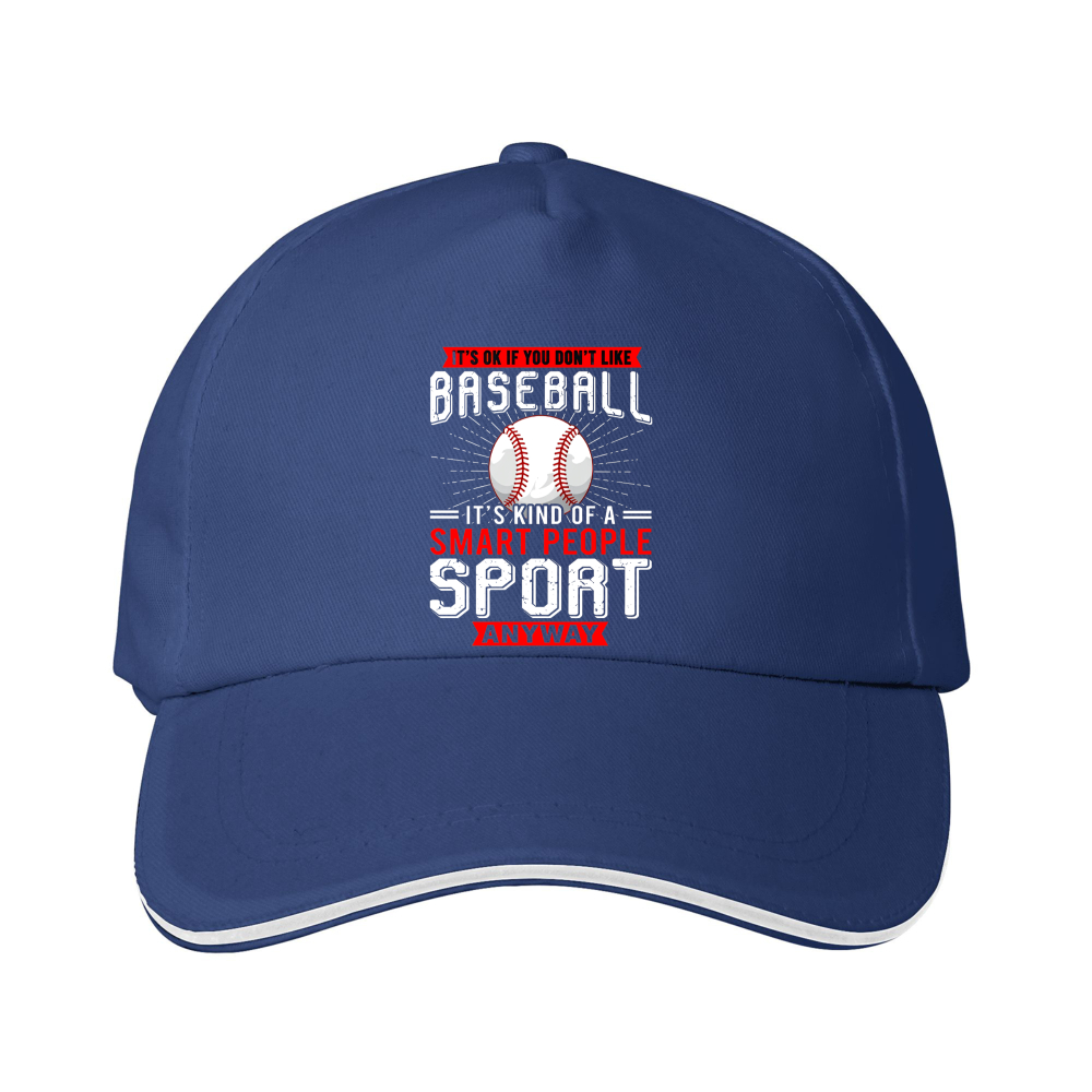 Dorawear™ Baseball Cap Baseball Sport Text And Ball Graphic For Sports Fans