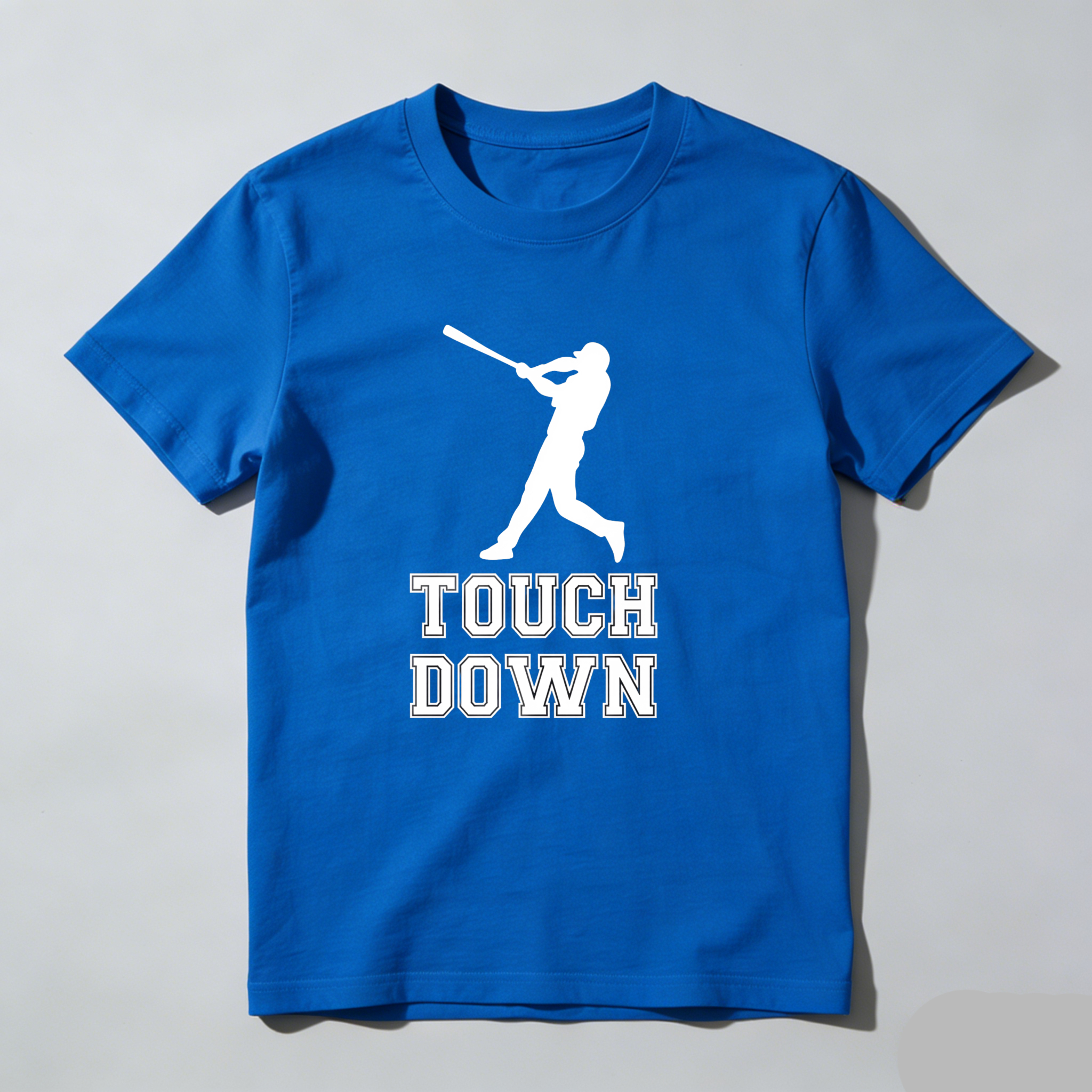 Dorawear™ Touch Down Baseball Player Silhouette  T Shirt