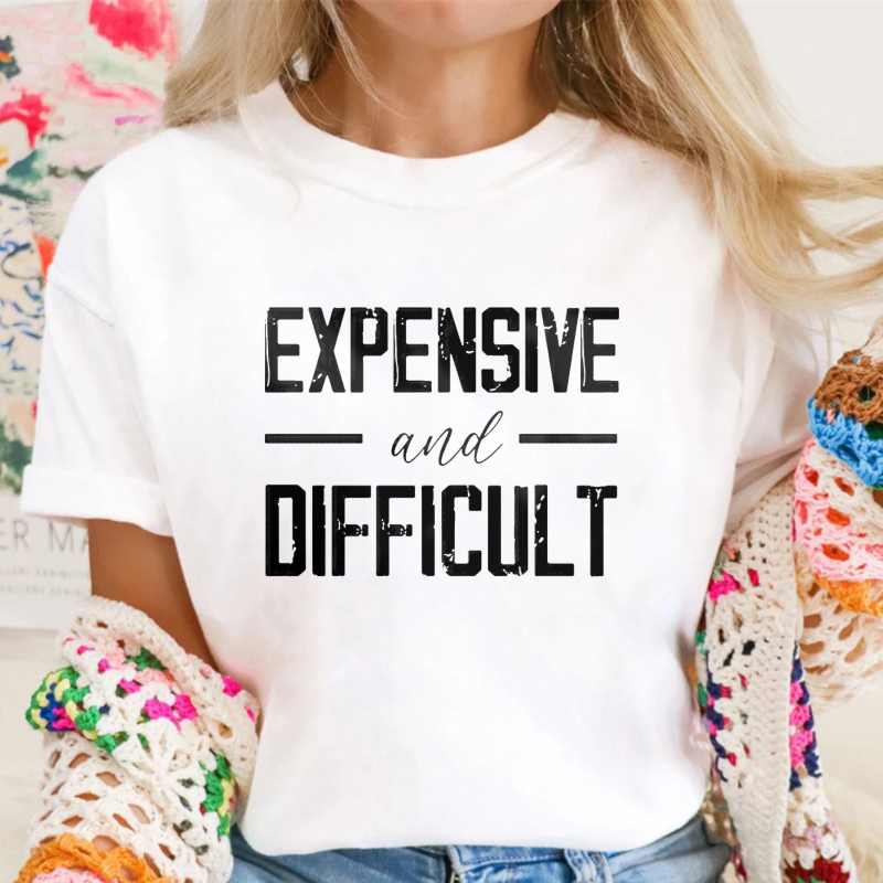 Expensive And Difficult Text Design Unisex Classic T-shirt