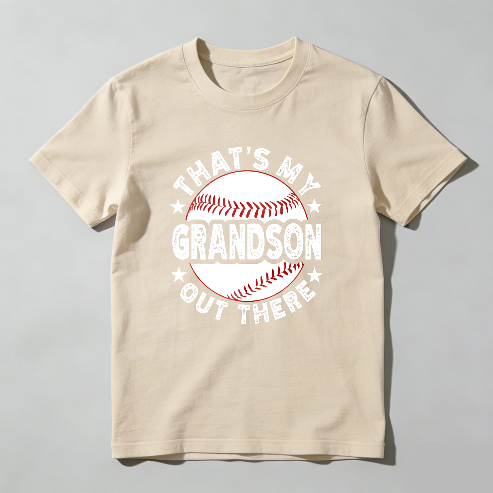 Dorawear™ That's My Grandson Out There Baseball Design  T Shirt-Dorawear