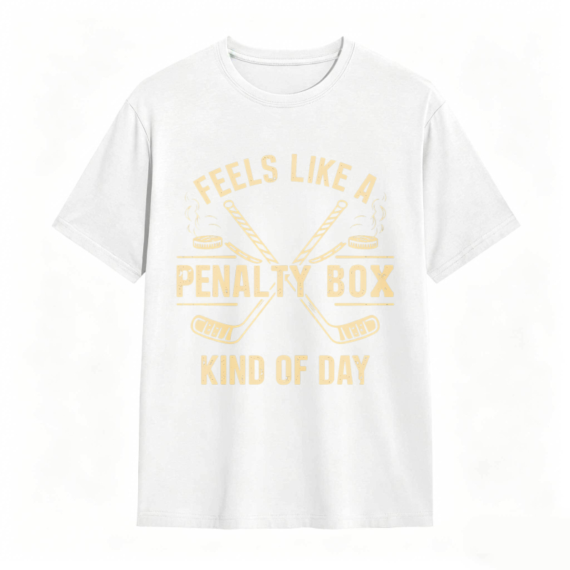 Dorawear™Feels Like A Penalty Box Kind Of Day Hockey Theme Unisex Classic T-shirt