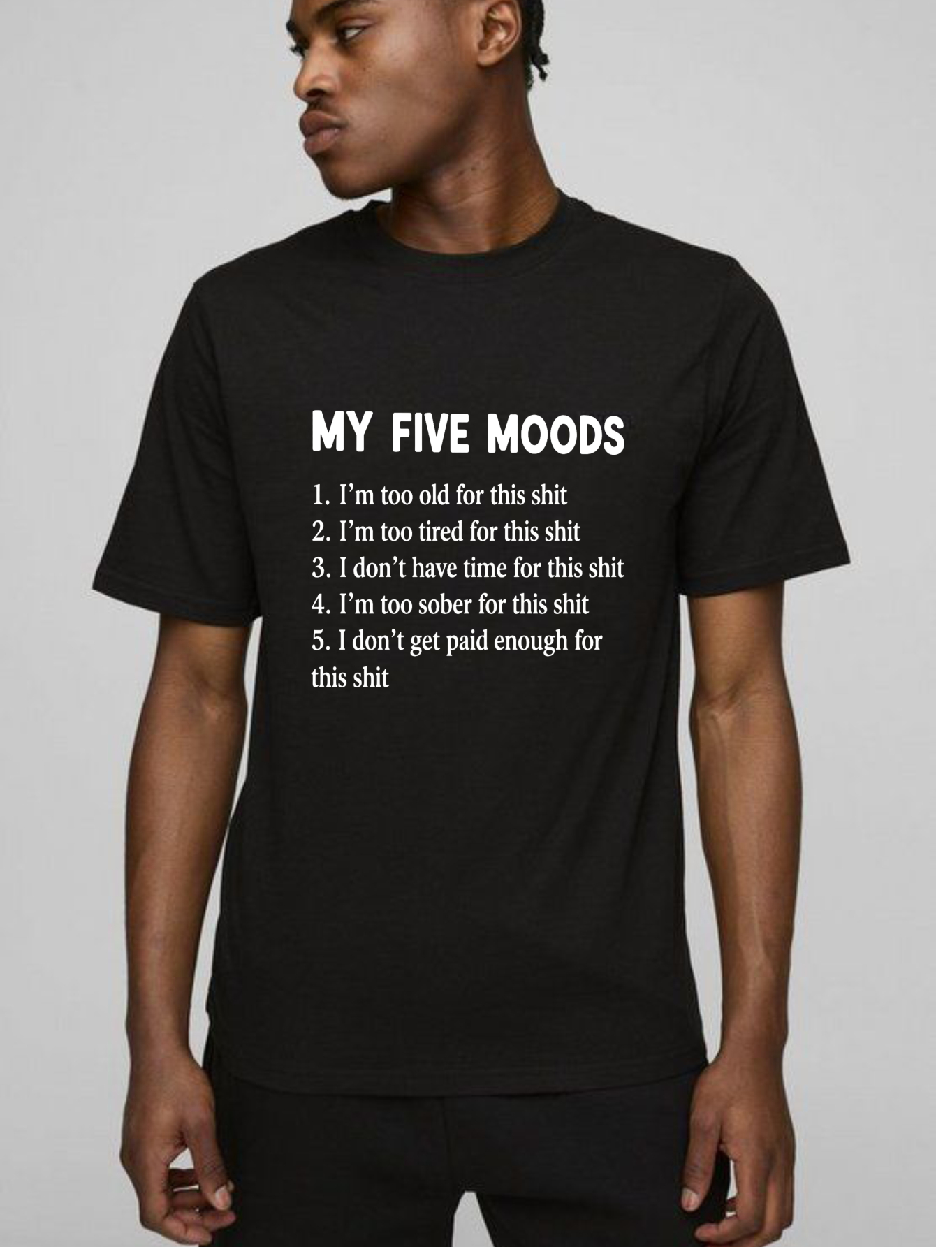  Dorawear™My Five Moods Geek T-Shirt