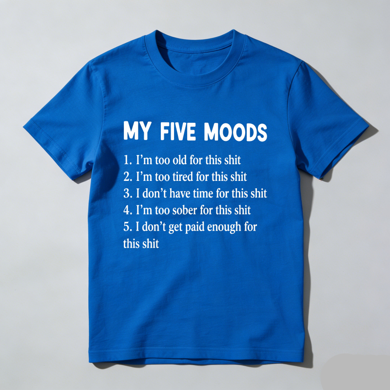  Dorawear™My Five Moods Geek T-Shirt