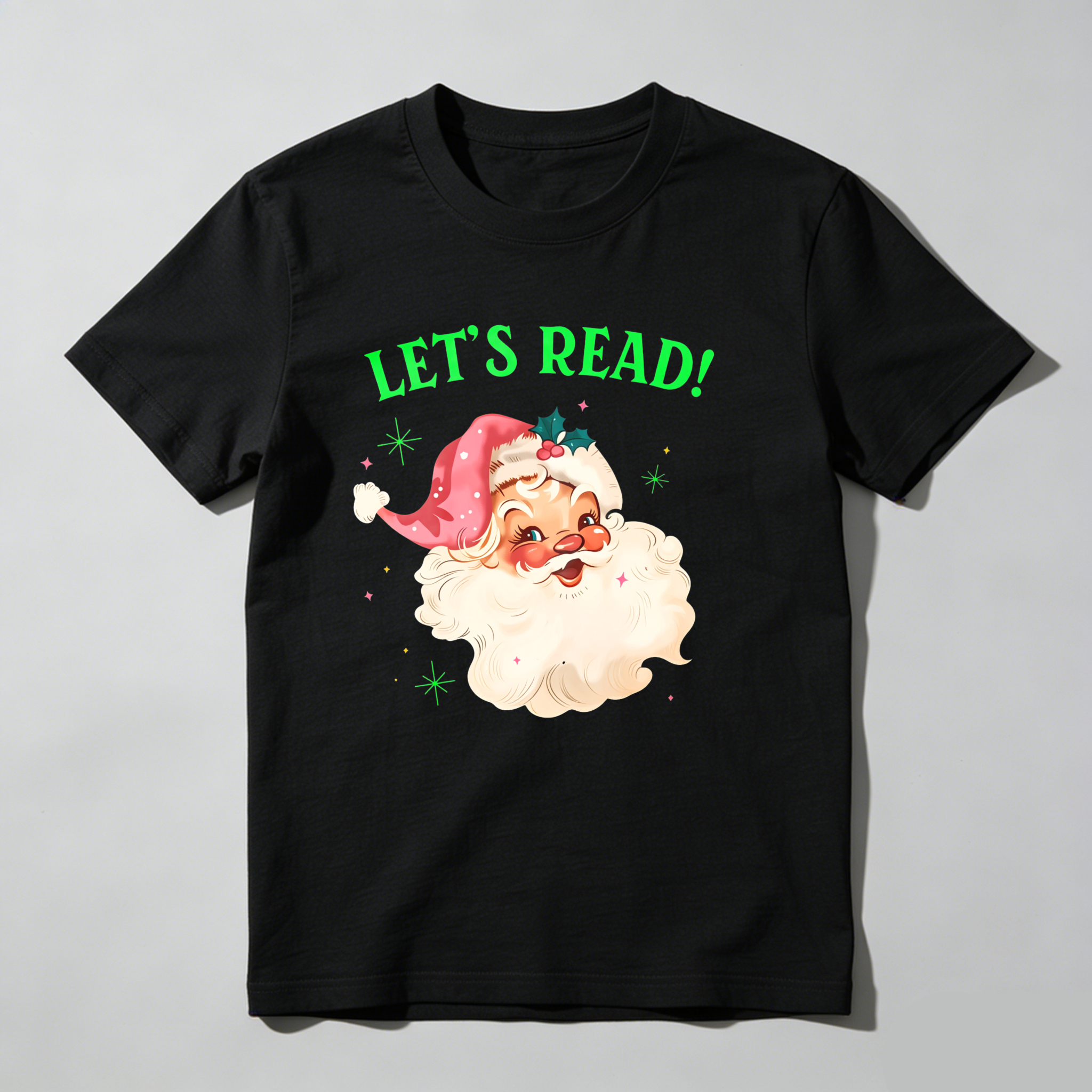 Dorawear™ Santa Claus With Book And Stars T Shirt