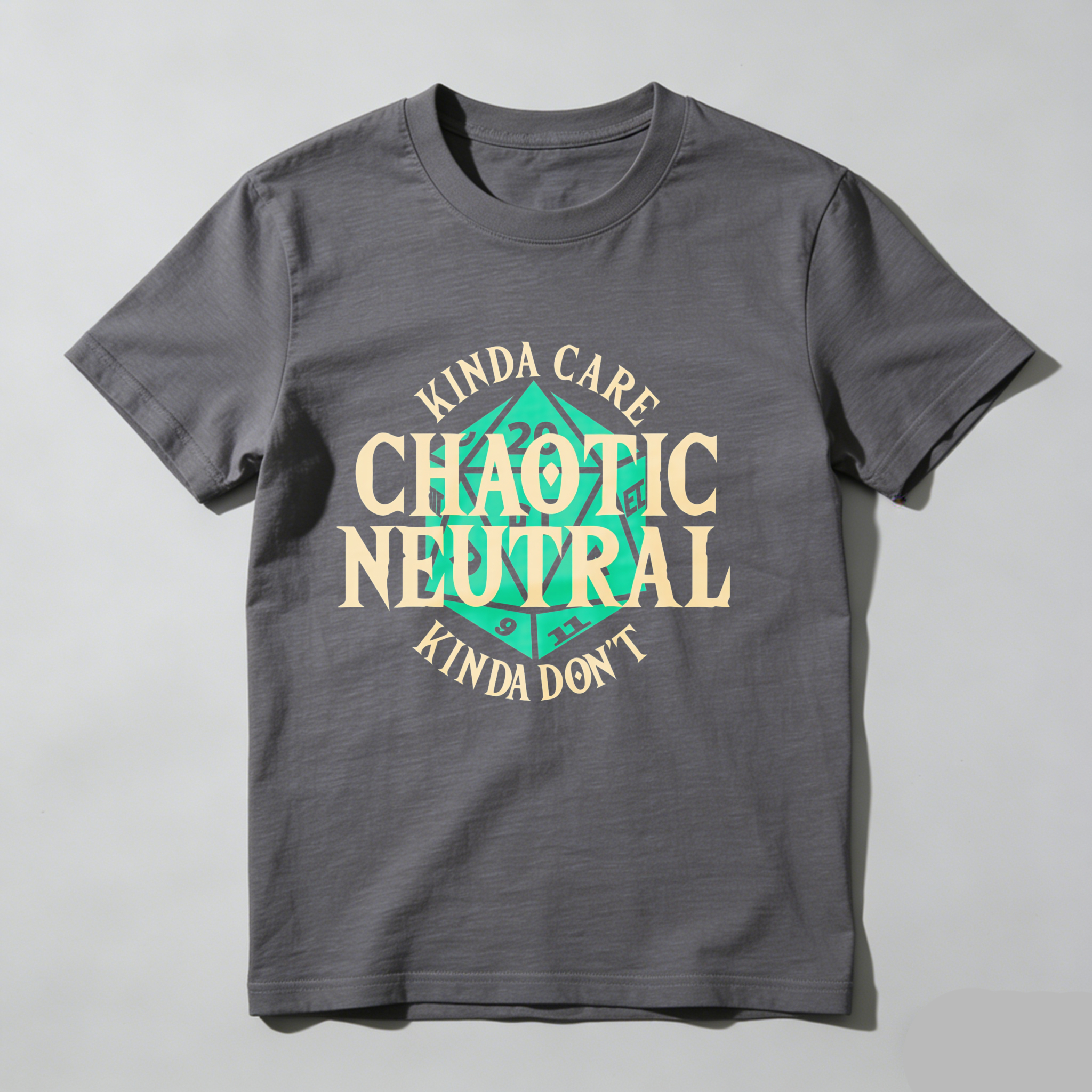 Dorawear™ Kinda Care Chaotic Neutral Kinda Don't T Shirt